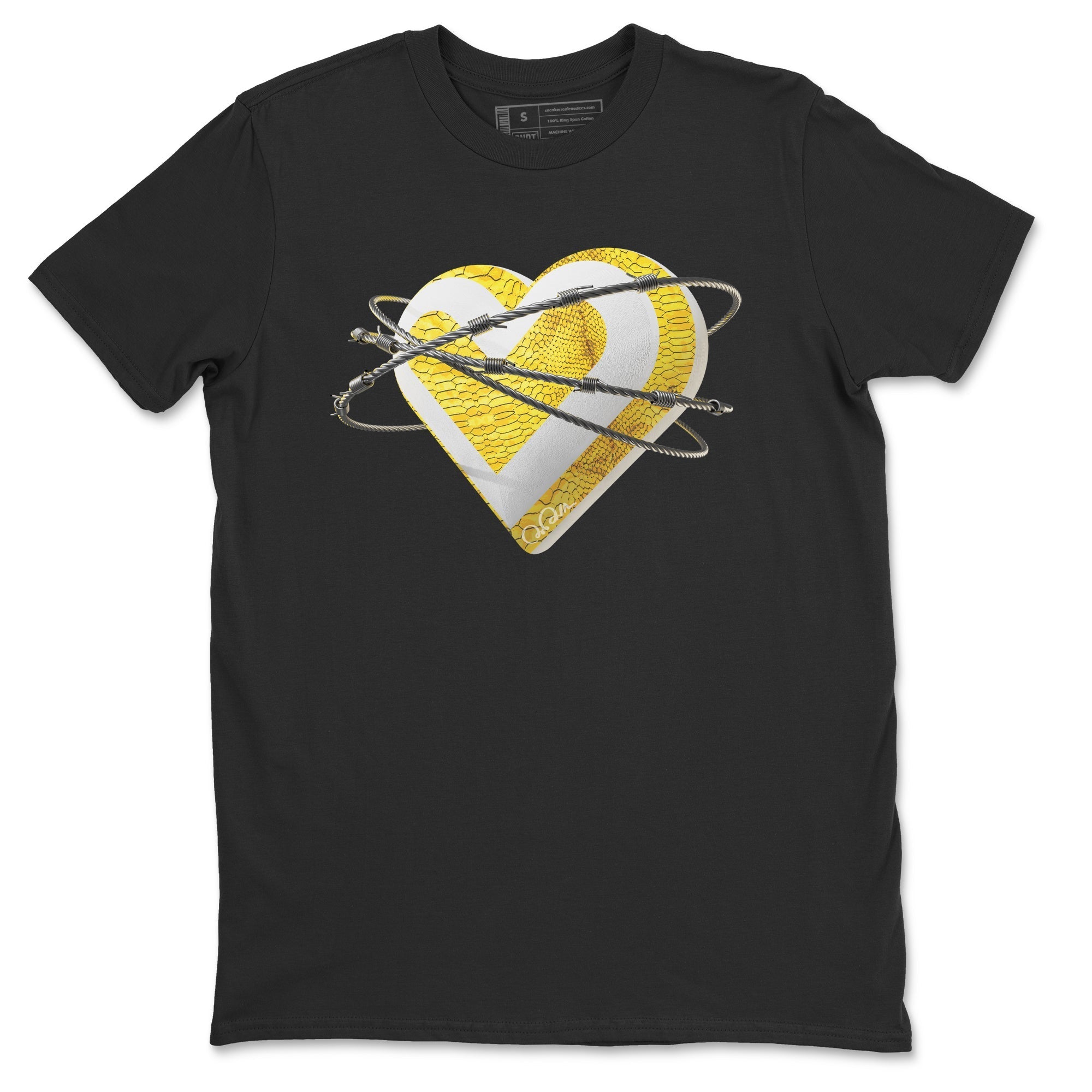 Heart Lover Unisex Tops - Air Jordan 11 Yellow Python
