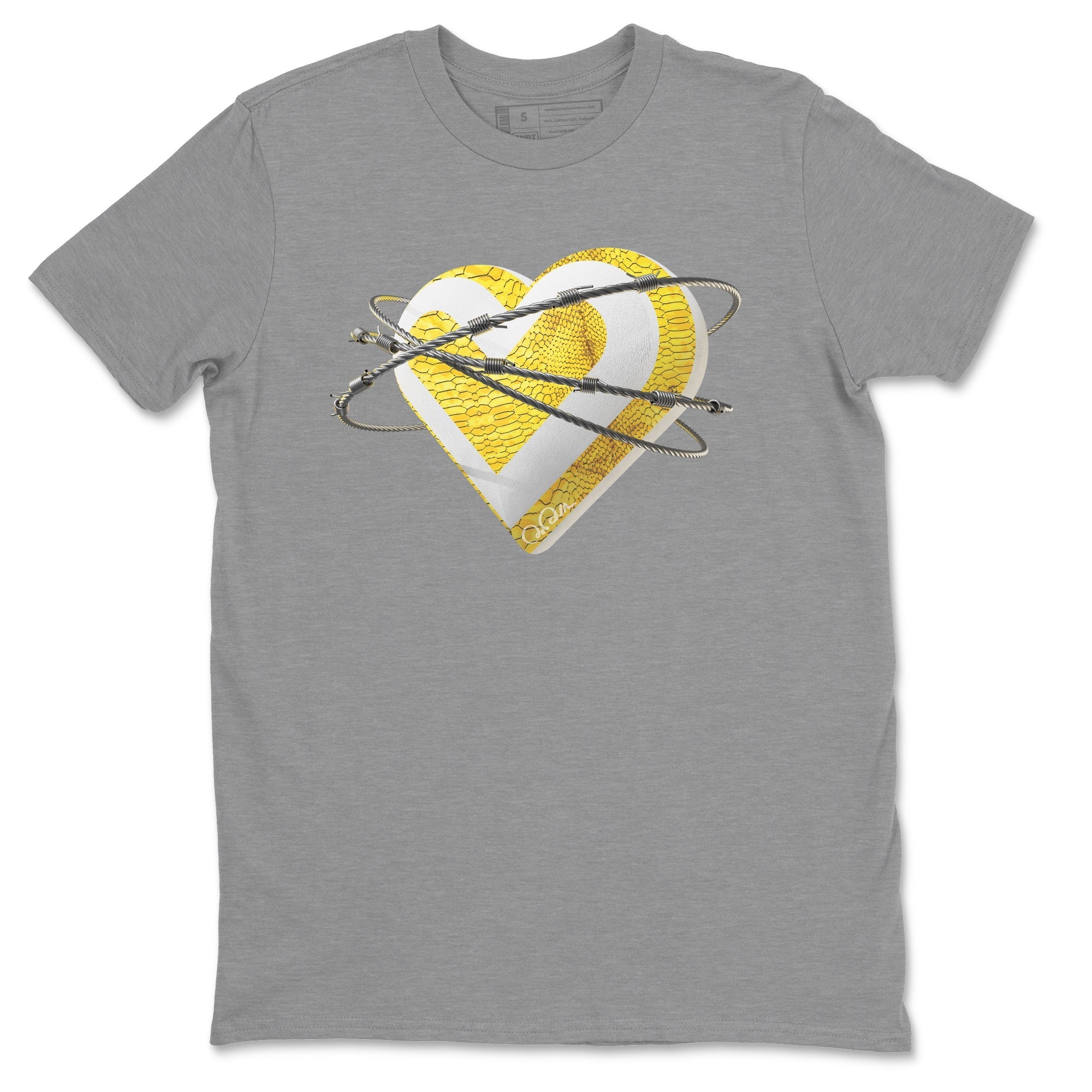 Heart Lover Unisex Tops - Air Jordan 11 Yellow Python