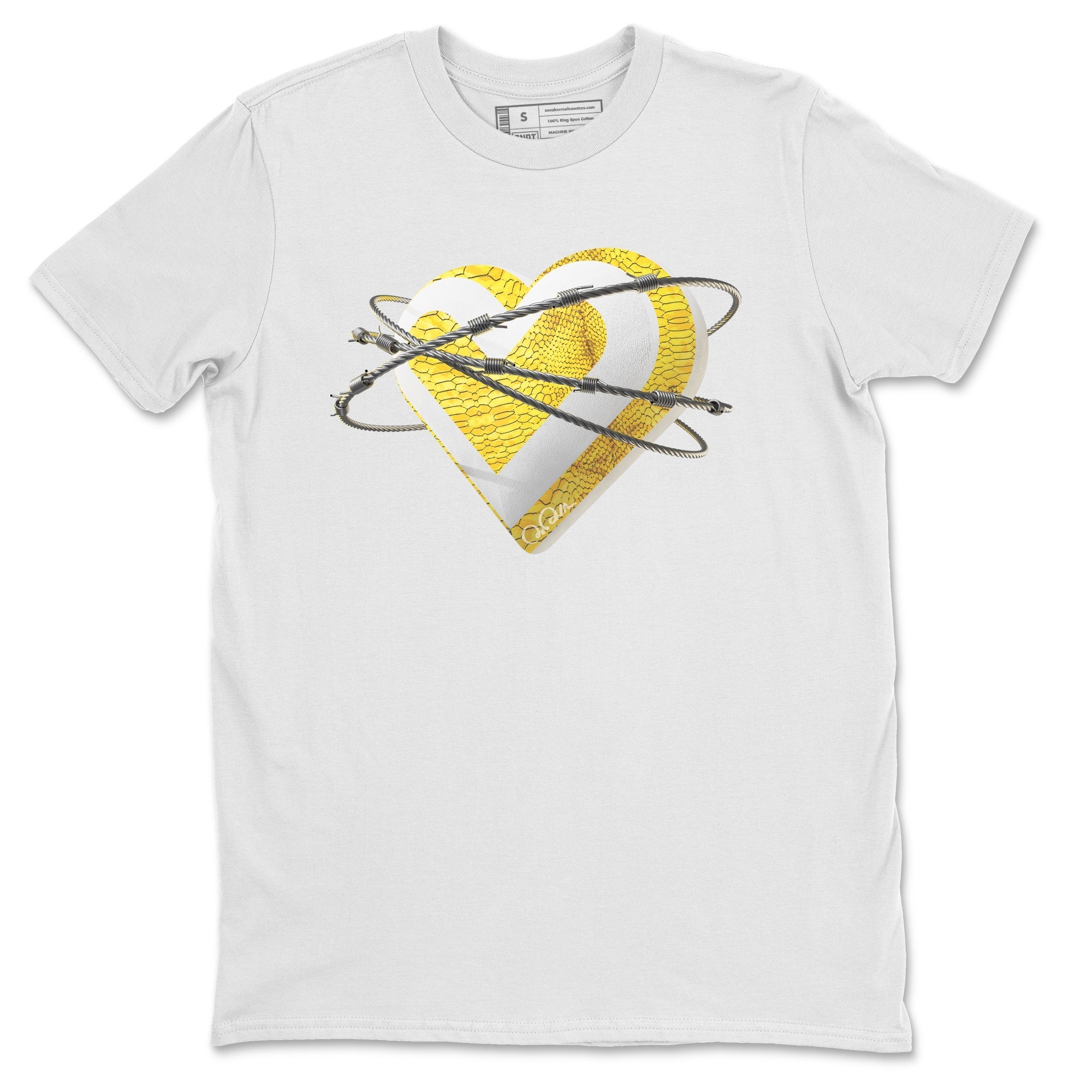 Heart Lover Unisex Tops - Air Jordan 11 Yellow Python