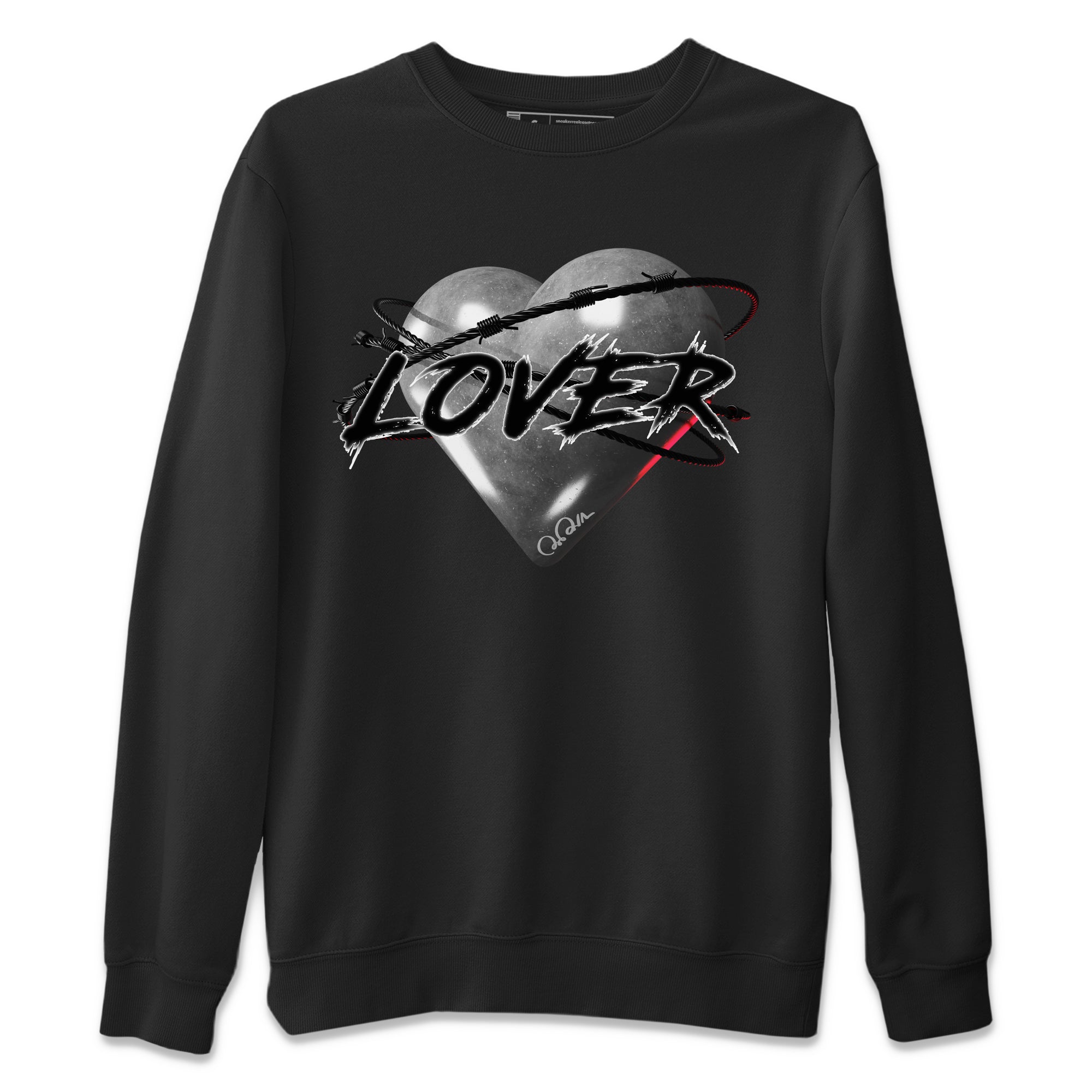 Heart Lover Unisex Tops - Air Jordan 14 Metallic Silver