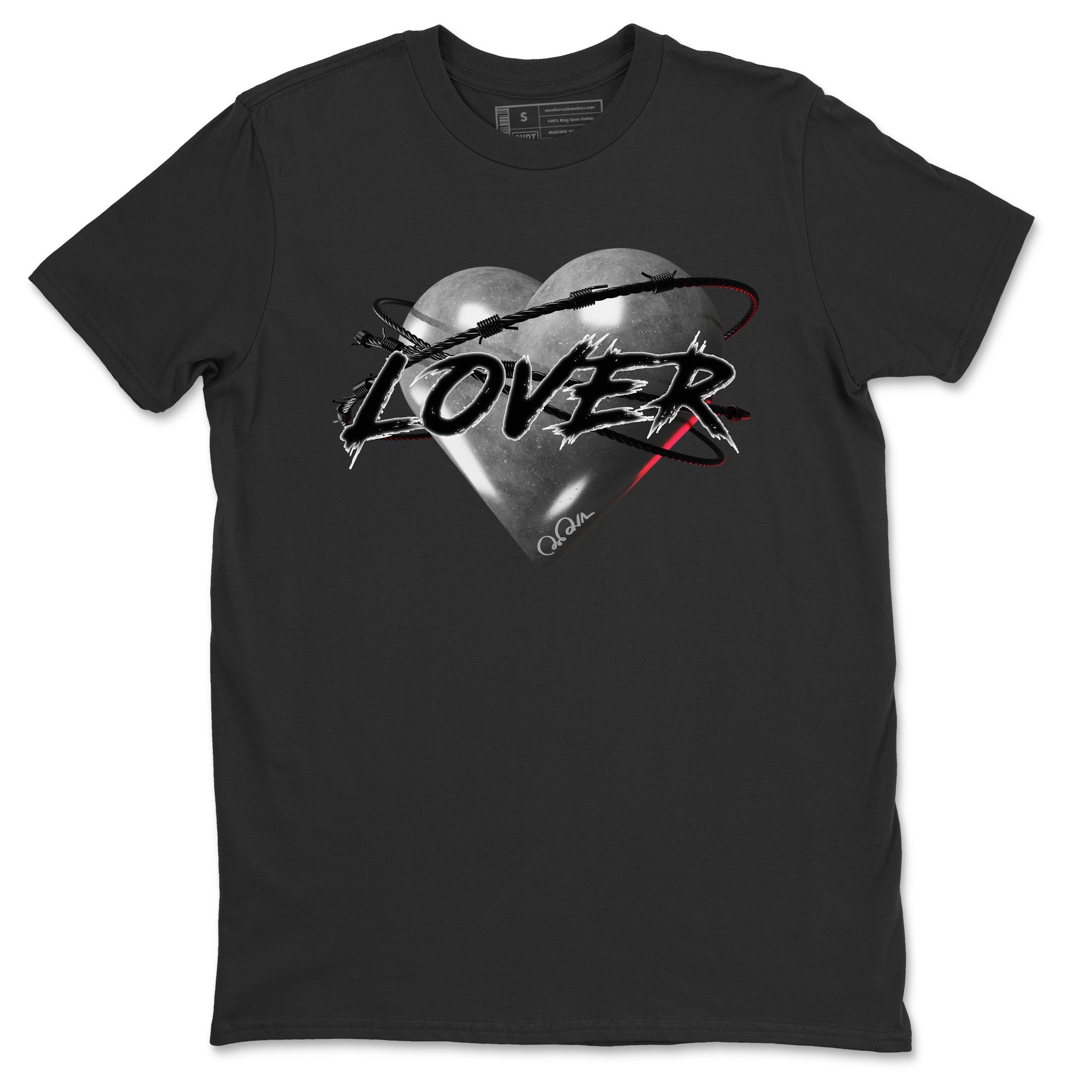Heart Lover Unisex Tops - Air Jordan 14 Metallic Silver