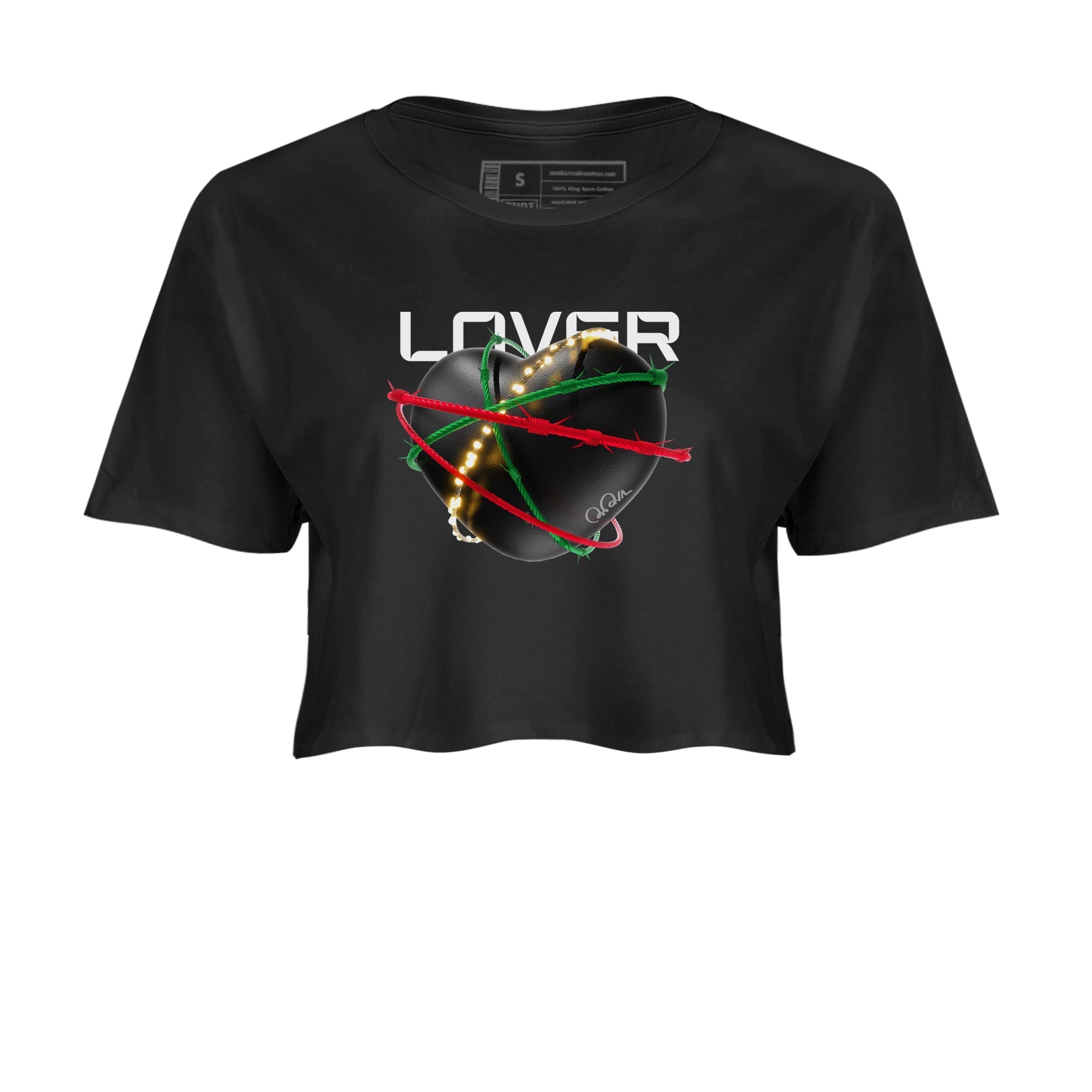 Heart Lover snkmatch Women's Top - Air Jordan 2 Christmas