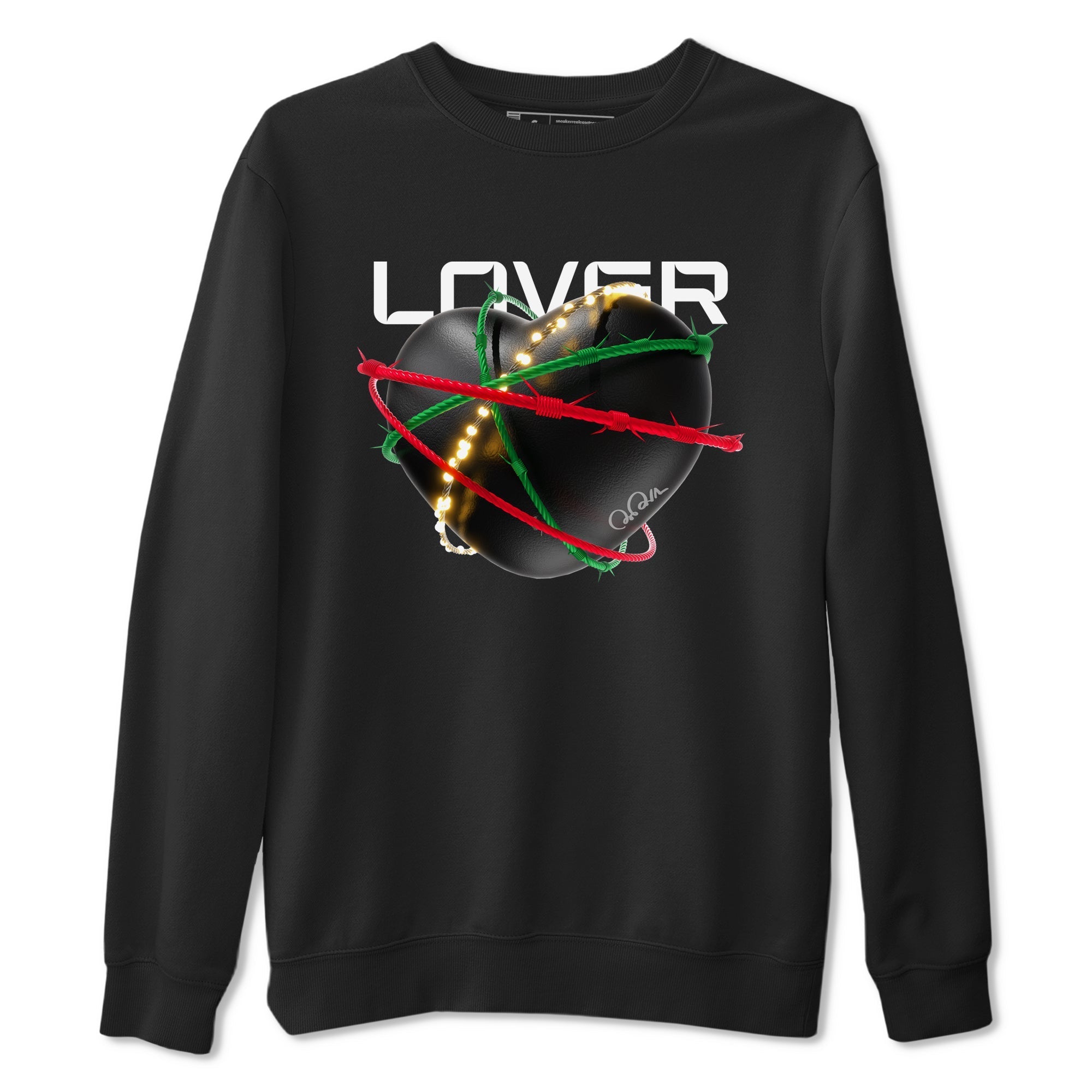Heart Lover snkmatch Tee - Air Jordan 2 Christmas