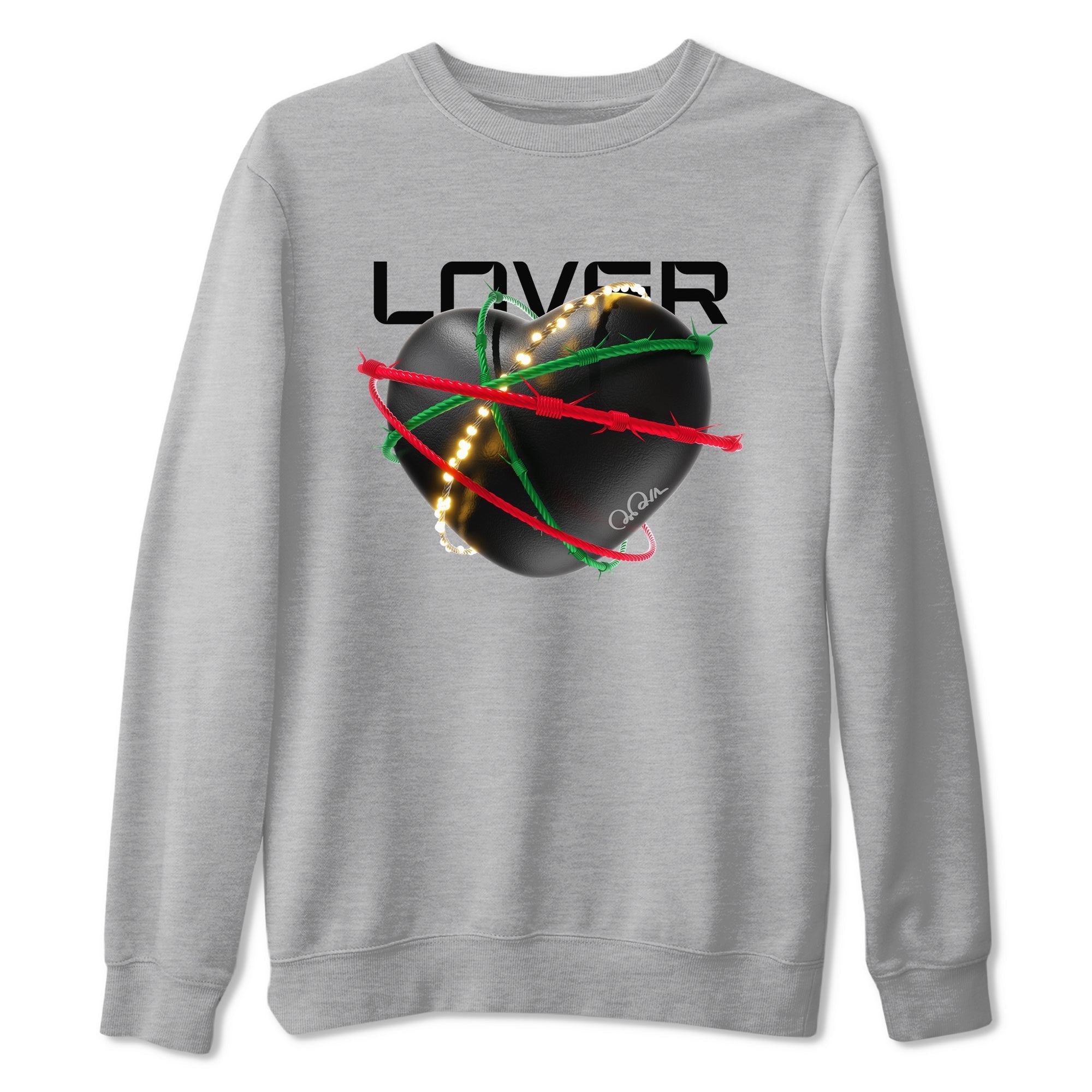 Heart Lover snkmatch Tee - Air Jordan 2 Christmas
