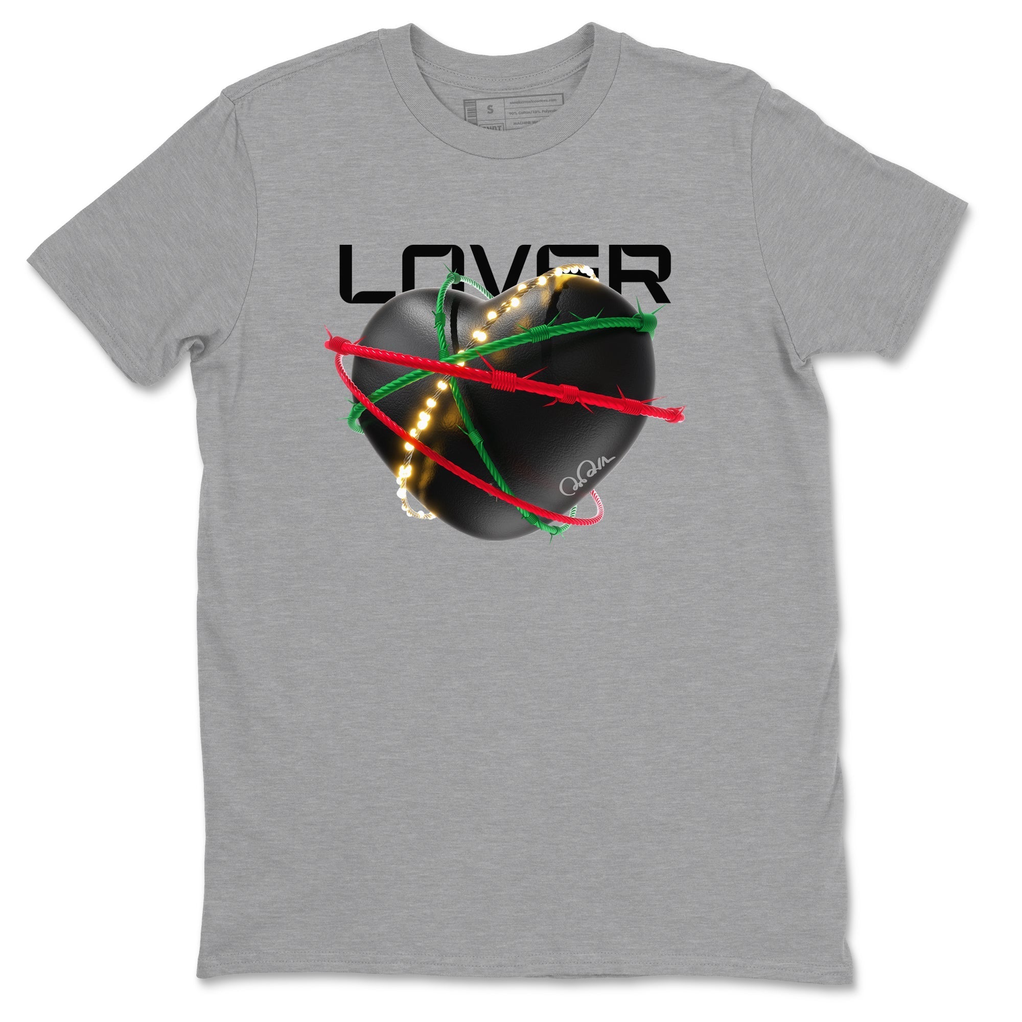 Heart Lover snkmatch Tee - Air Jordan 2 Christmas