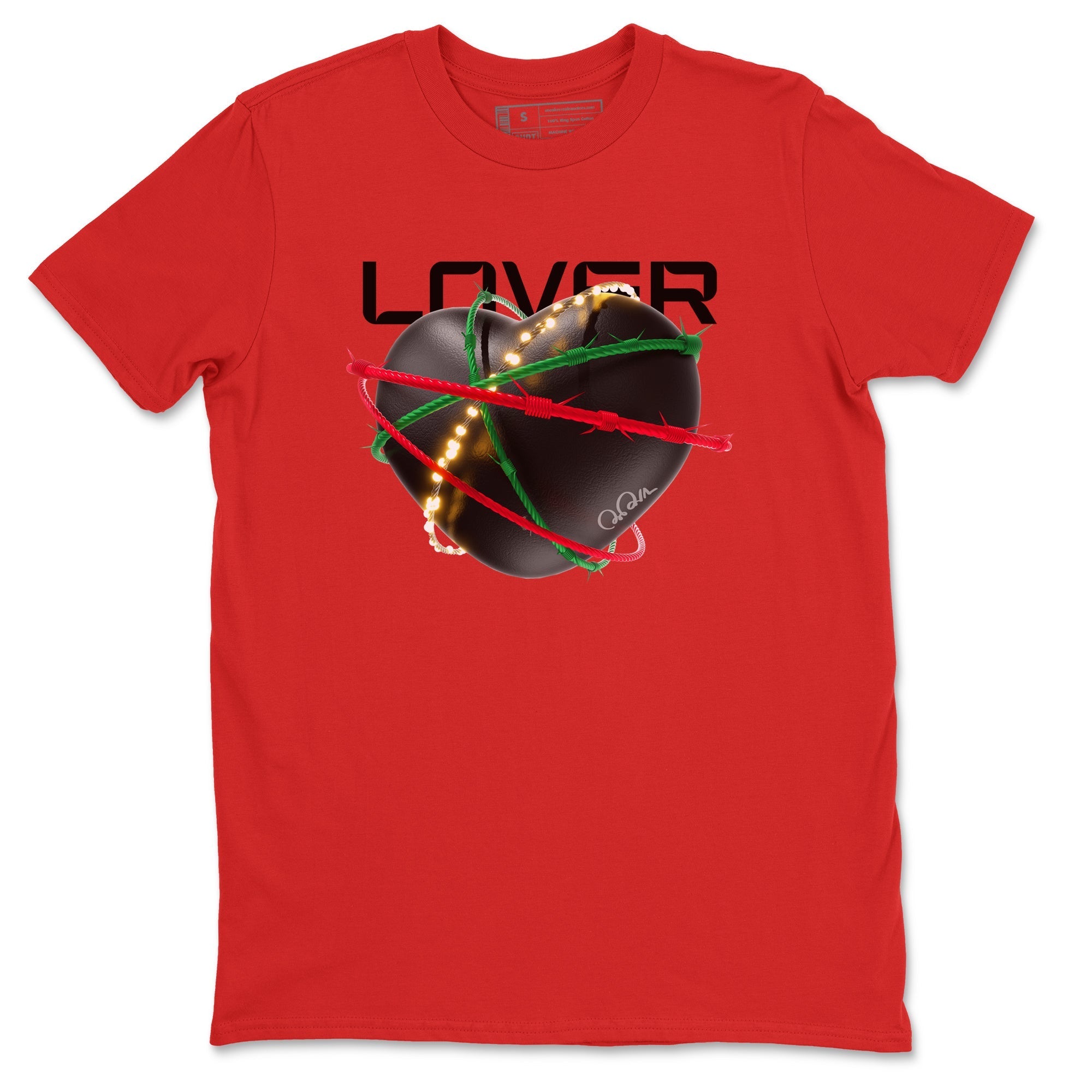 Heart Lover snkmatch Tee - Air Jordan 2 Christmas