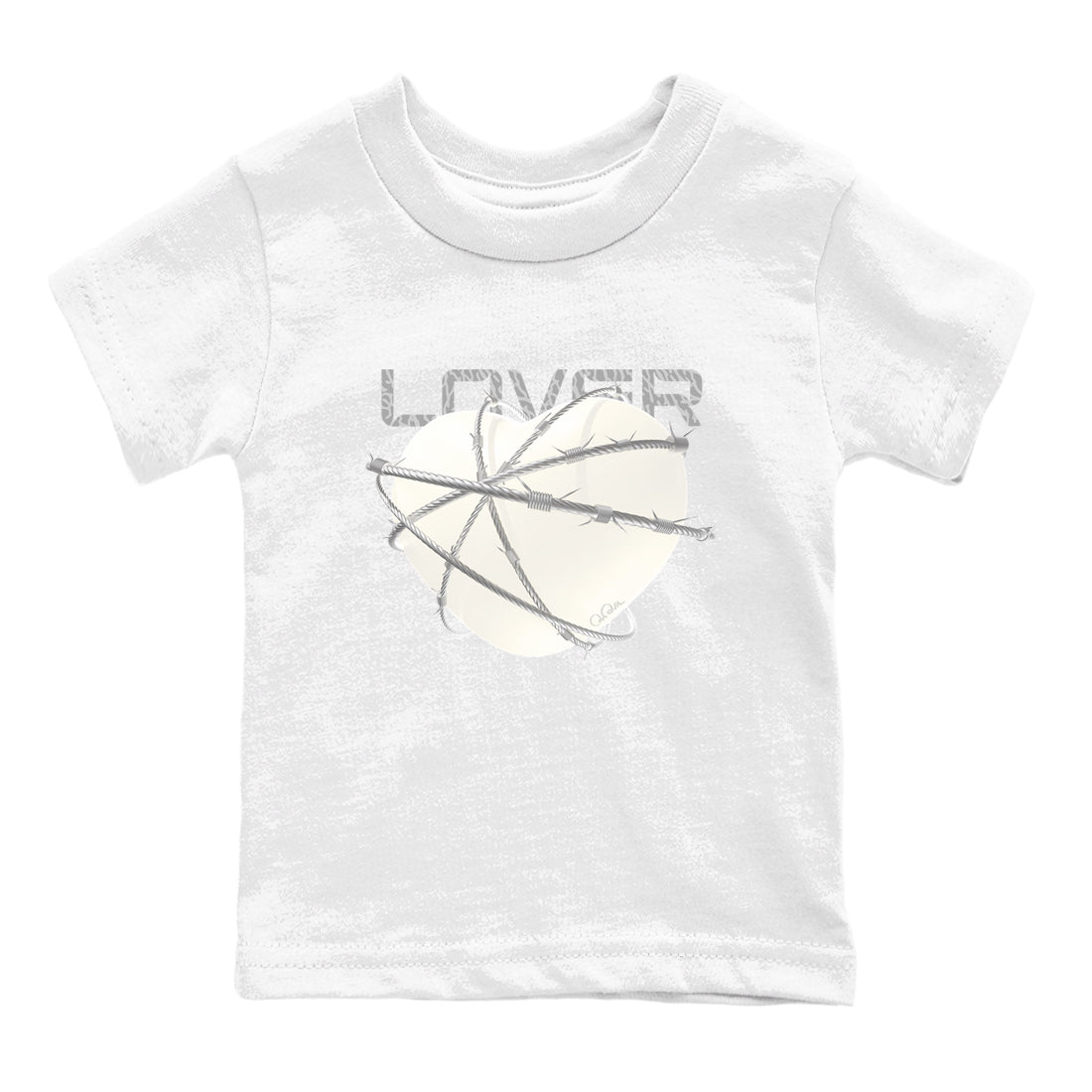 Heart Lover snkmatch Tees Kids - Air Jordan 3 Ivory