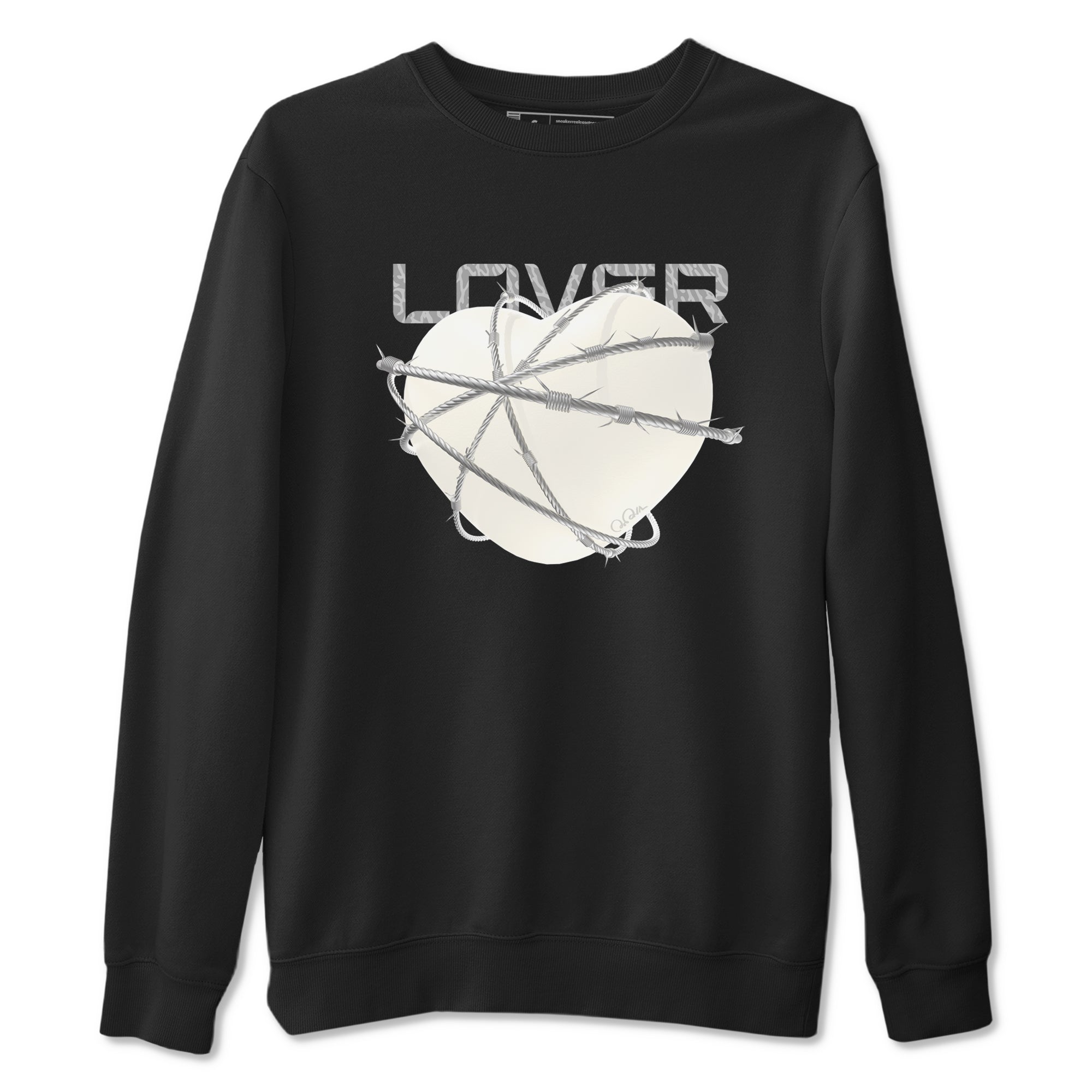 Heart Lover snkmatch Tees - Air Jordan 3 Ivory