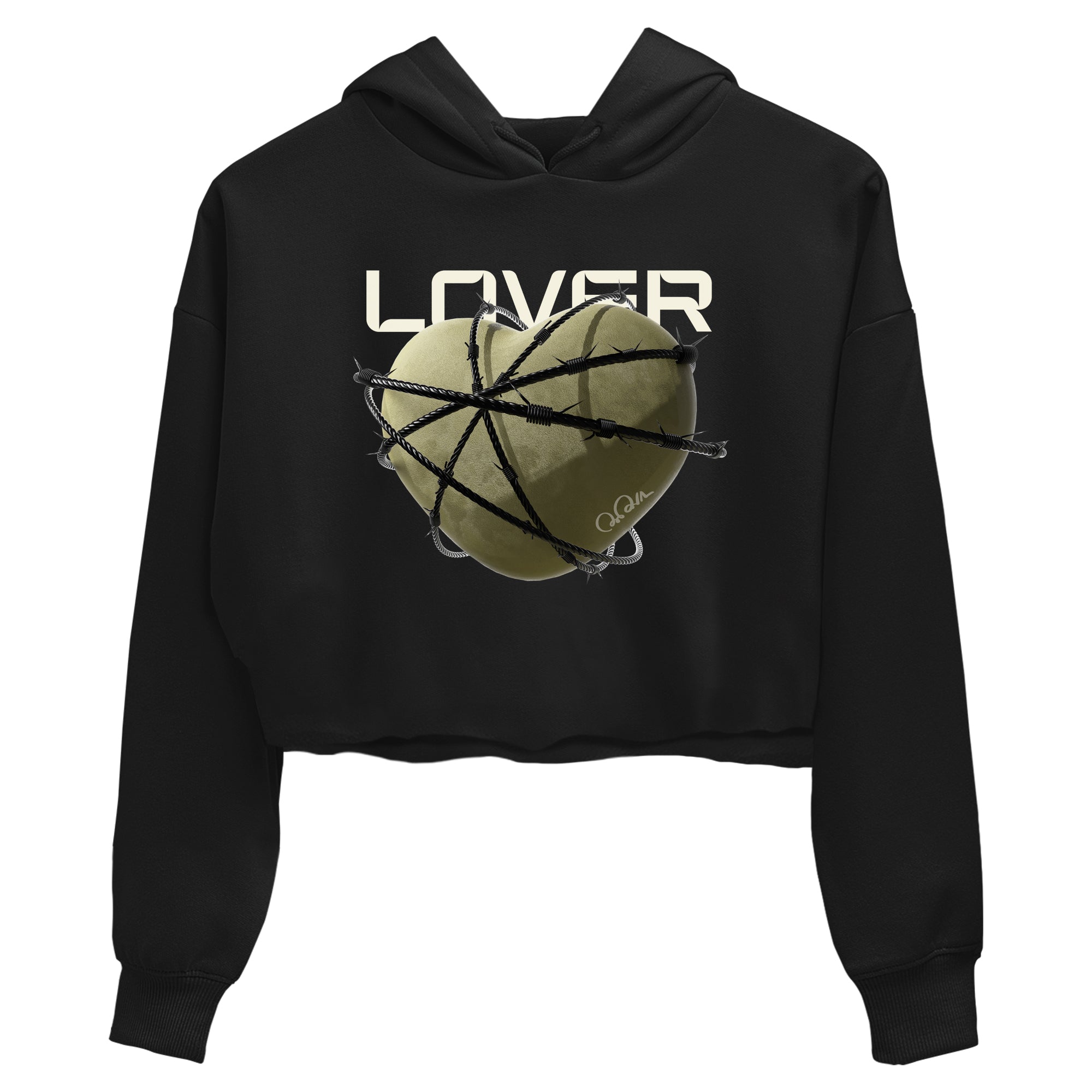 Heart Lover snkmatch Women's Top - Air Jordan 4 Medium Olive