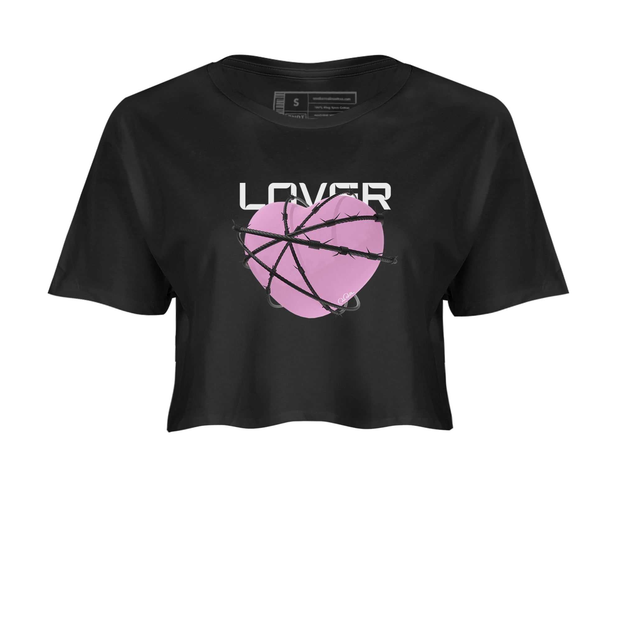 Heart Lover snkmatch Women's Top - Air Jordan 4 Orchid