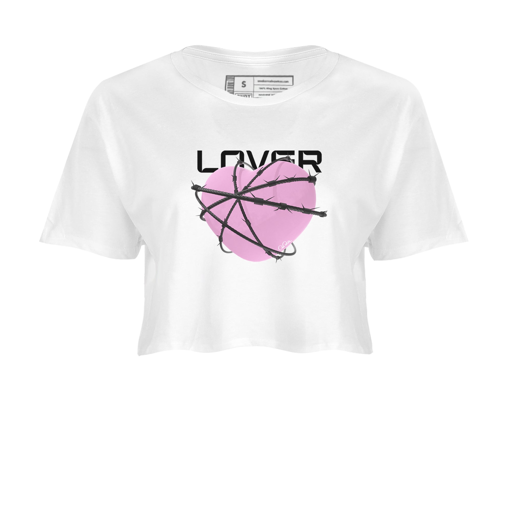 Heart Lover snkmatch Women's Top - Air Jordan 4 Orchid
