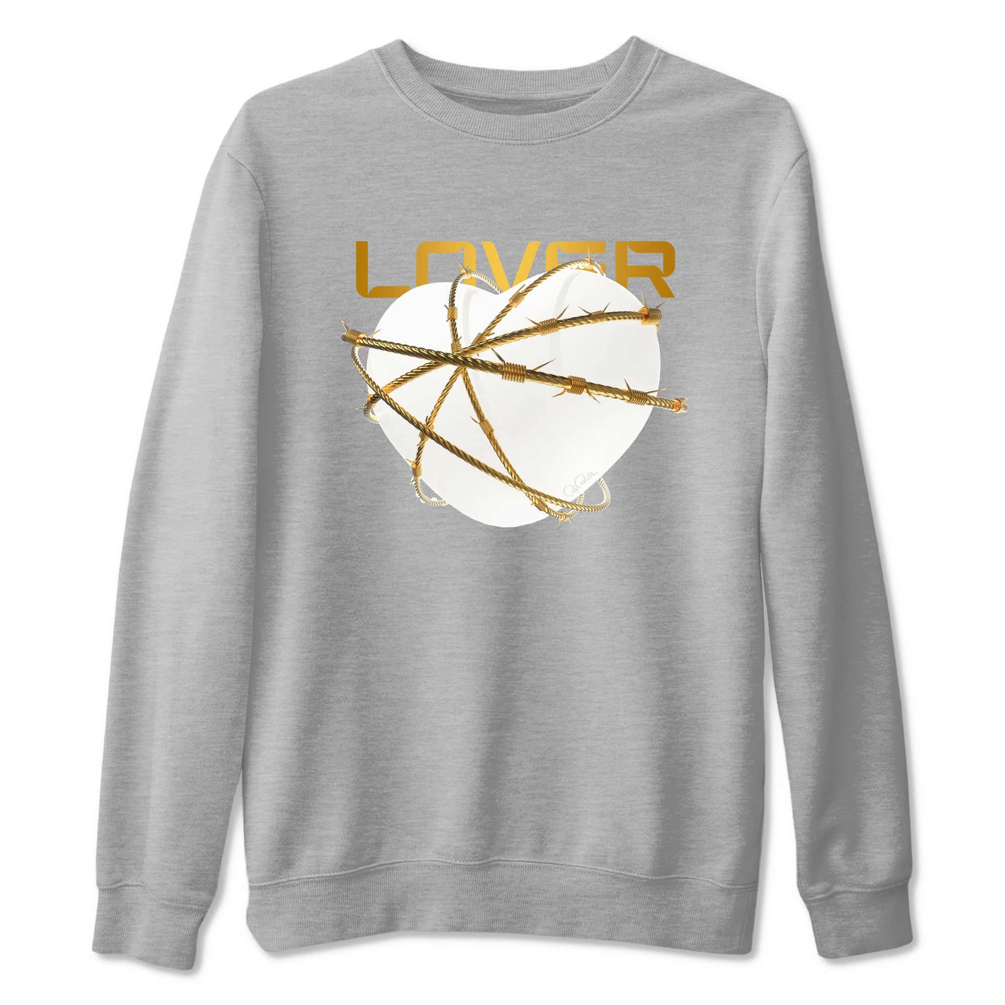 Heart Lover snkmatch Tees - Air Jordan 4 Sail 2024