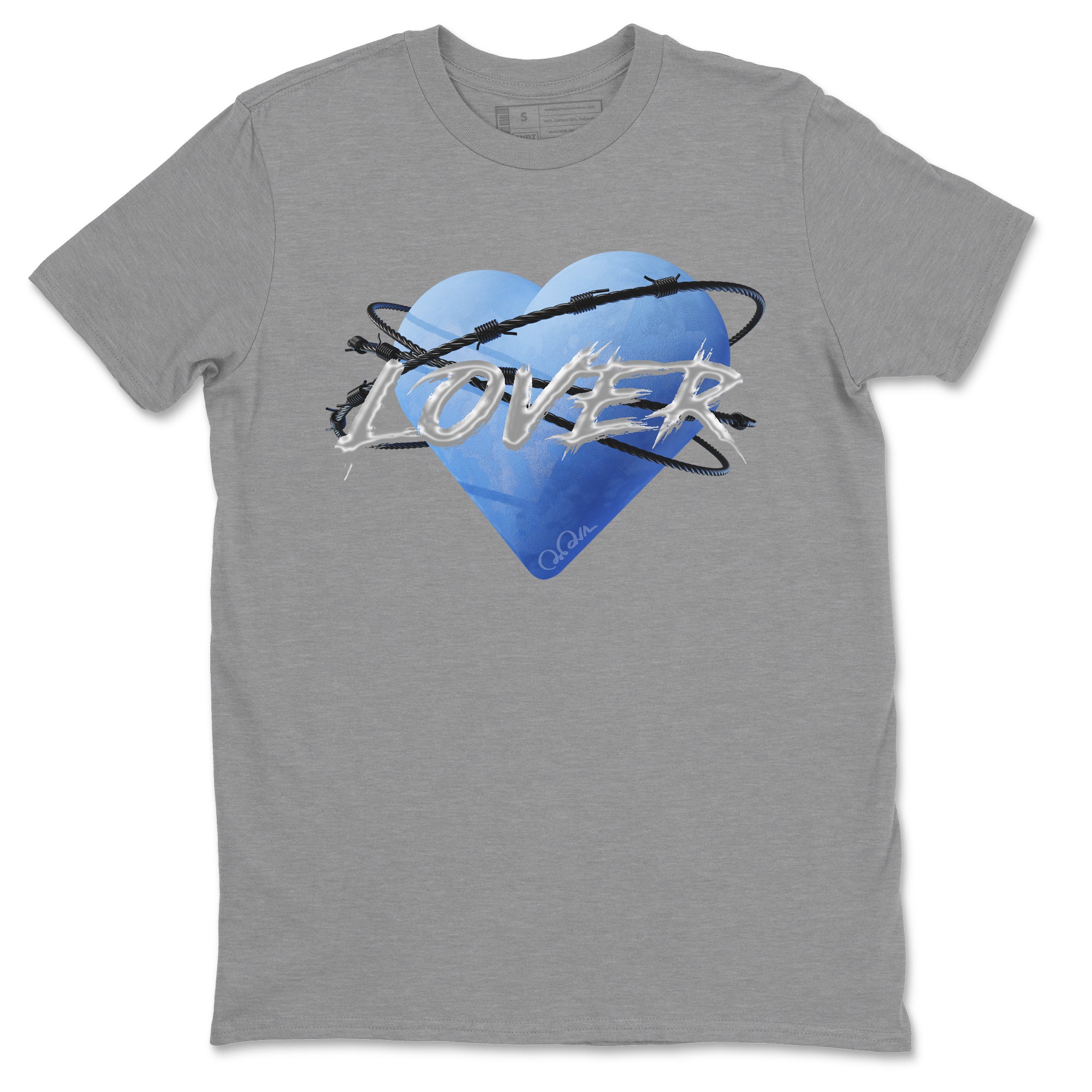 Heart Lover Unisex Tops - Air Jordan 5 UNC