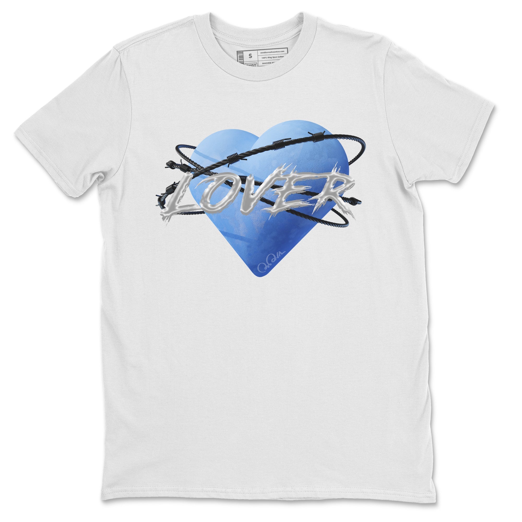 Heart Lover Unisex Tops - Air Jordan 5 UNC