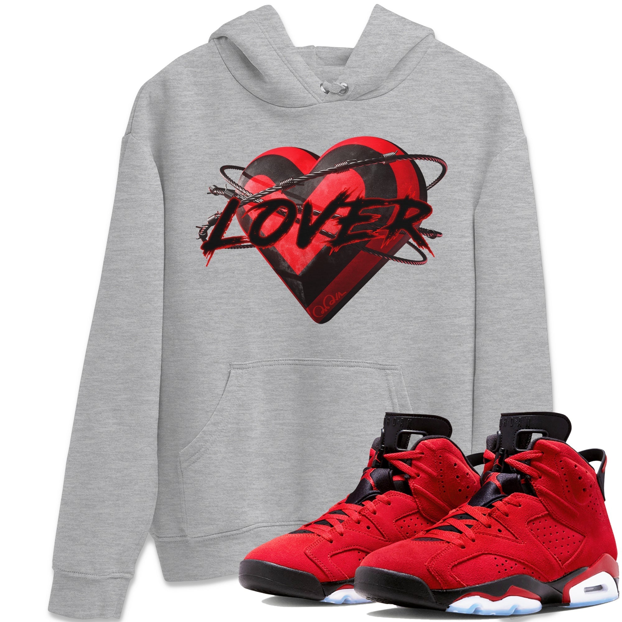 Heart Lover Unisex Tops - Air Jordan 6 Toro Bravo