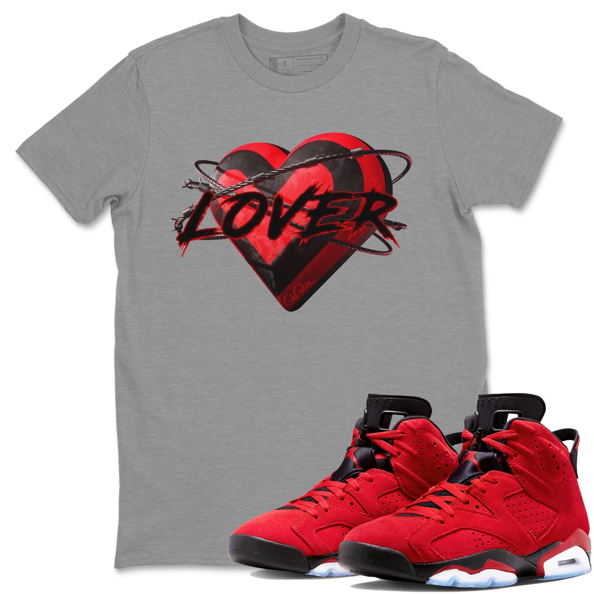 Heart Lover Unisex Tops - Air Jordan 6 Toro Bravo