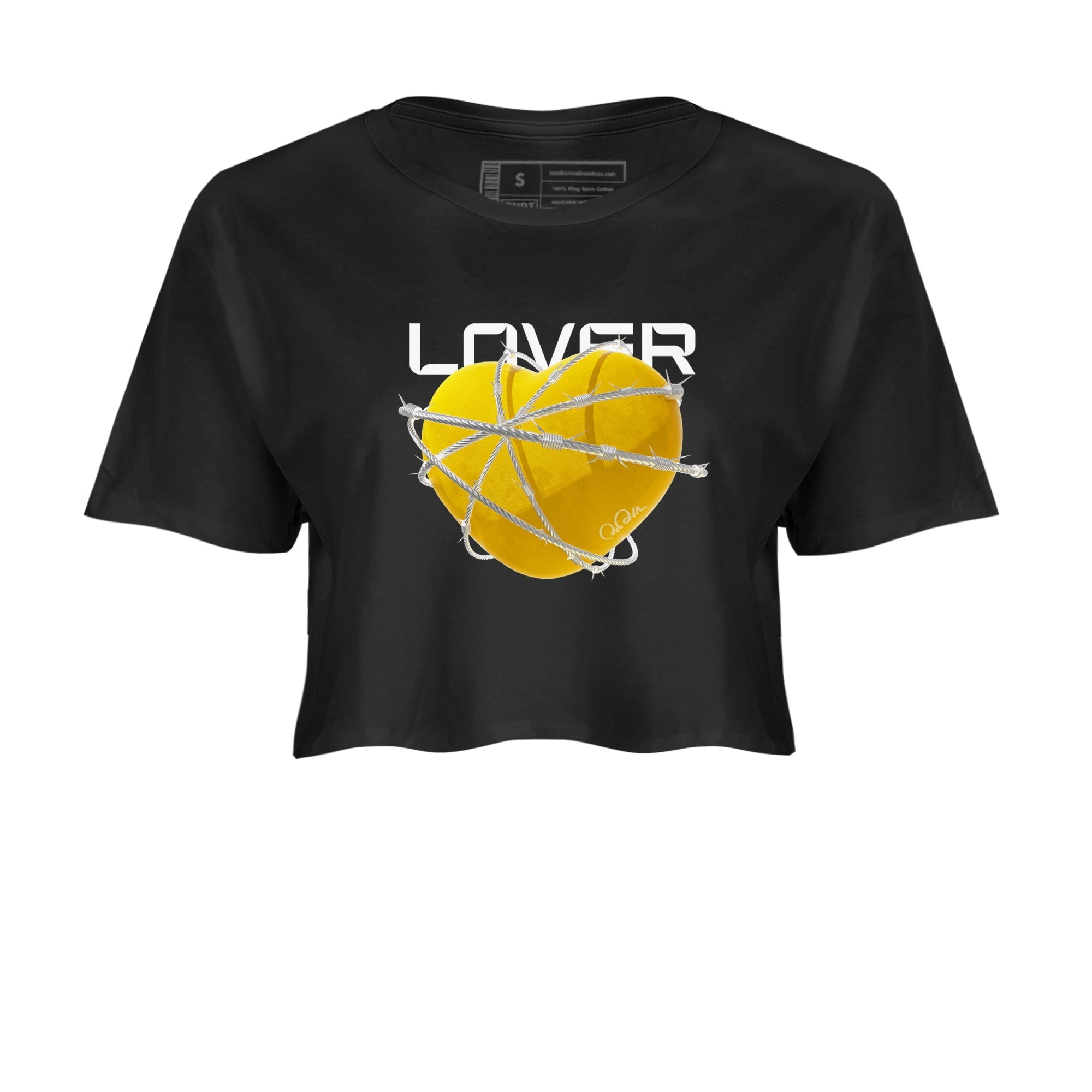Heart Lover snkmatch Women's Top - Air Jordan 6 Yellow Ochre