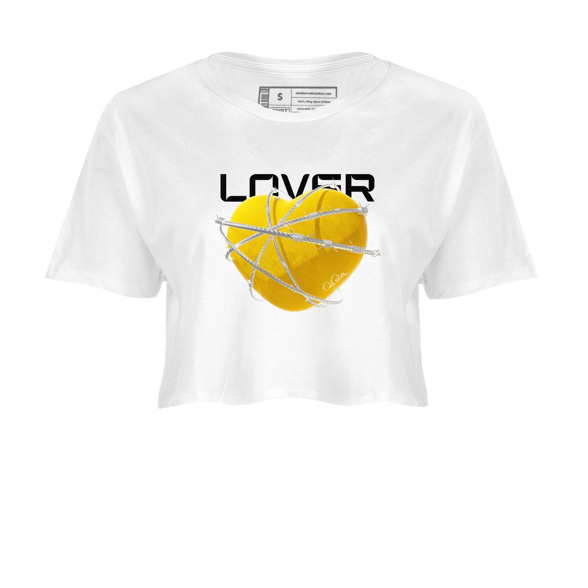 Heart Lover snkmatch Women's Top - Air Jordan 6 Yellow Ochre