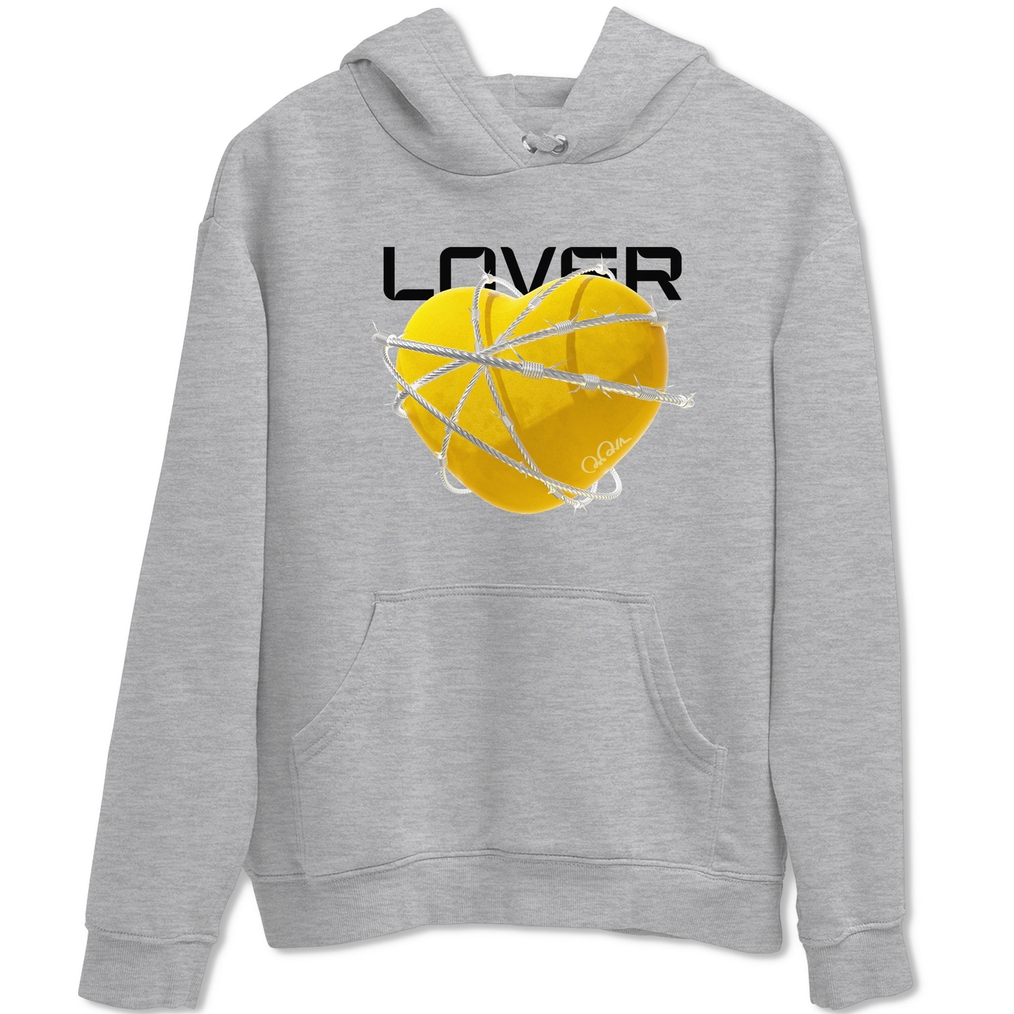 Heart Lover snkmatch Tee - Air Jordan 6 Yellow Ochre