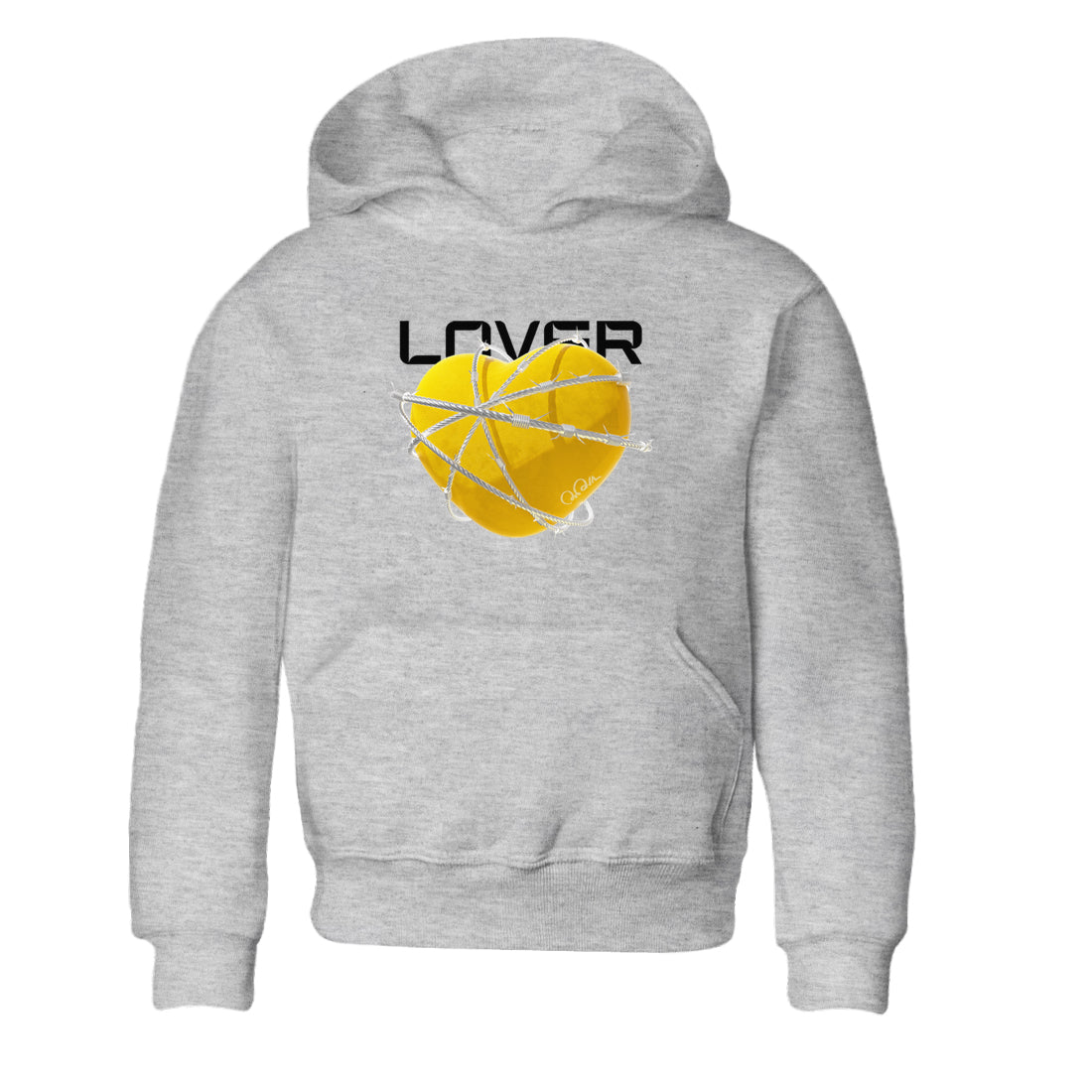 Heart Lover snkmatch Tee Kids - Air Jordan 6 Yellow Ochre