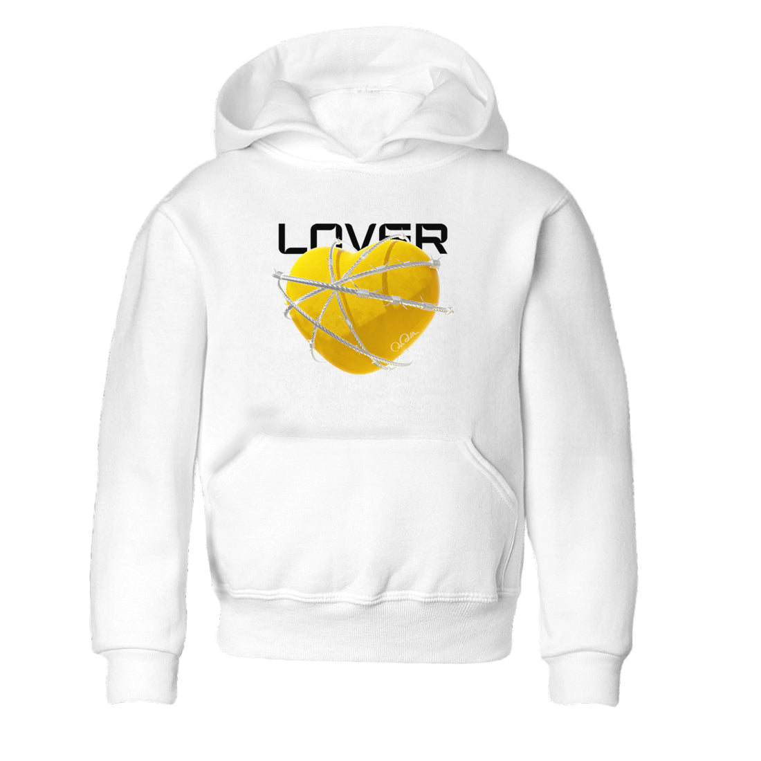 Heart Lover snkmatch Tee Kids - Air Jordan 6 Yellow Ochre