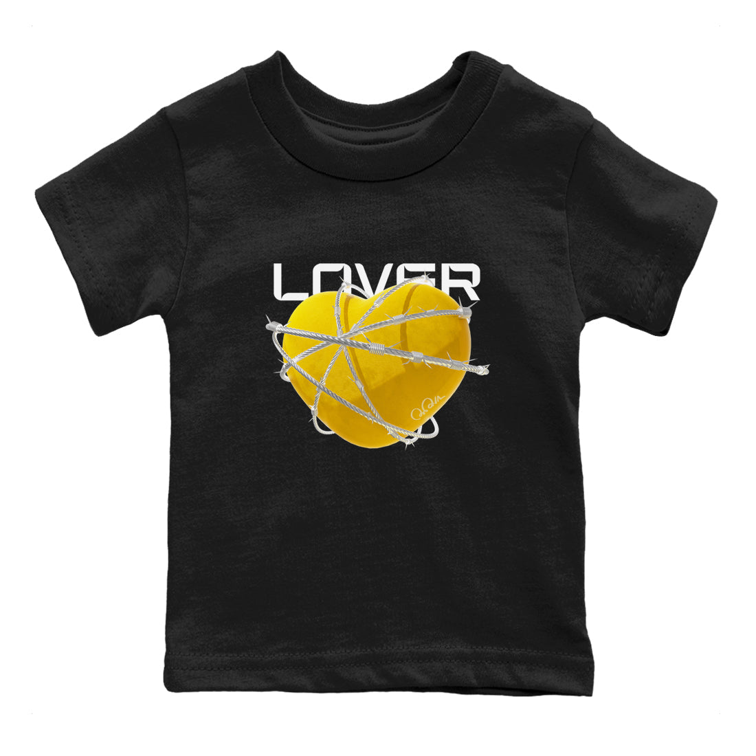 Heart Lover snkmatch Tee Kids - Air Jordan 6 Yellow Ochre