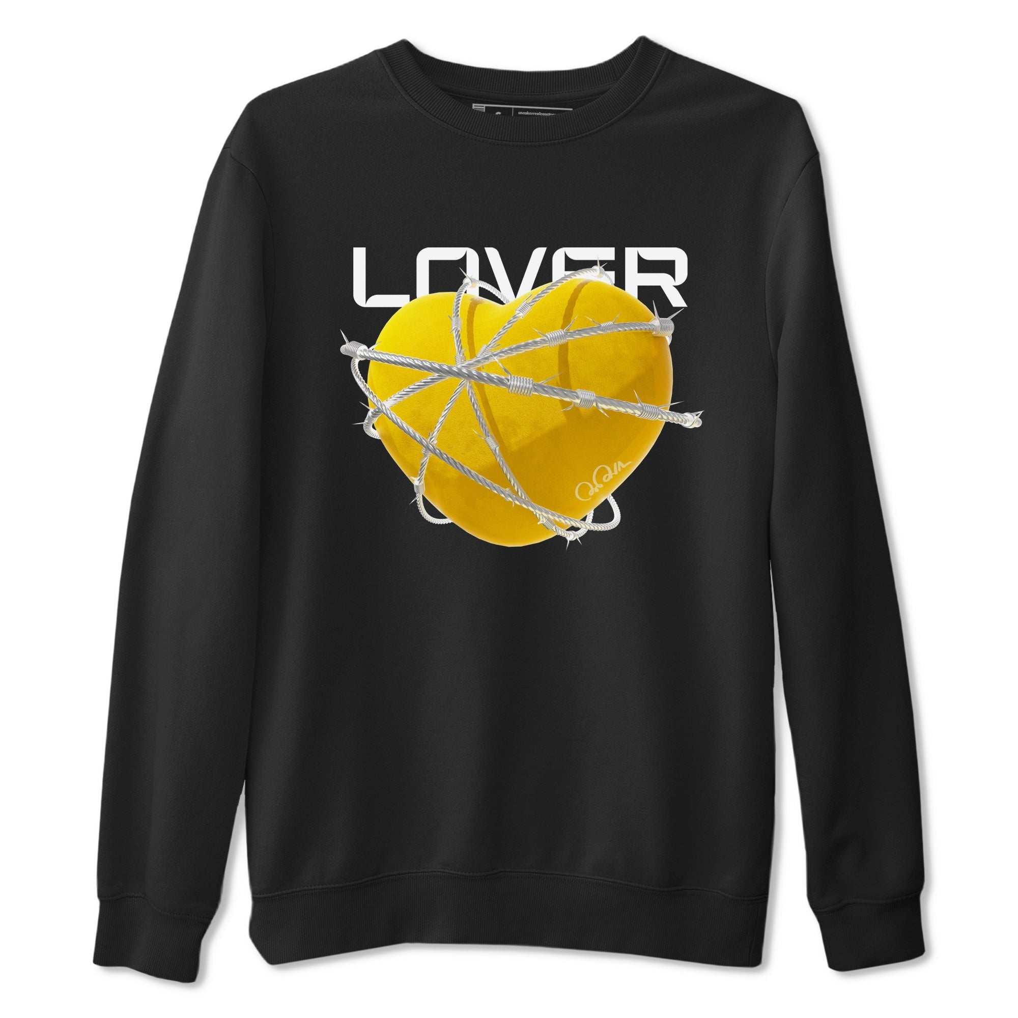 Heart Lover snkmatch Tee - Air Jordan 6 Yellow Ochre