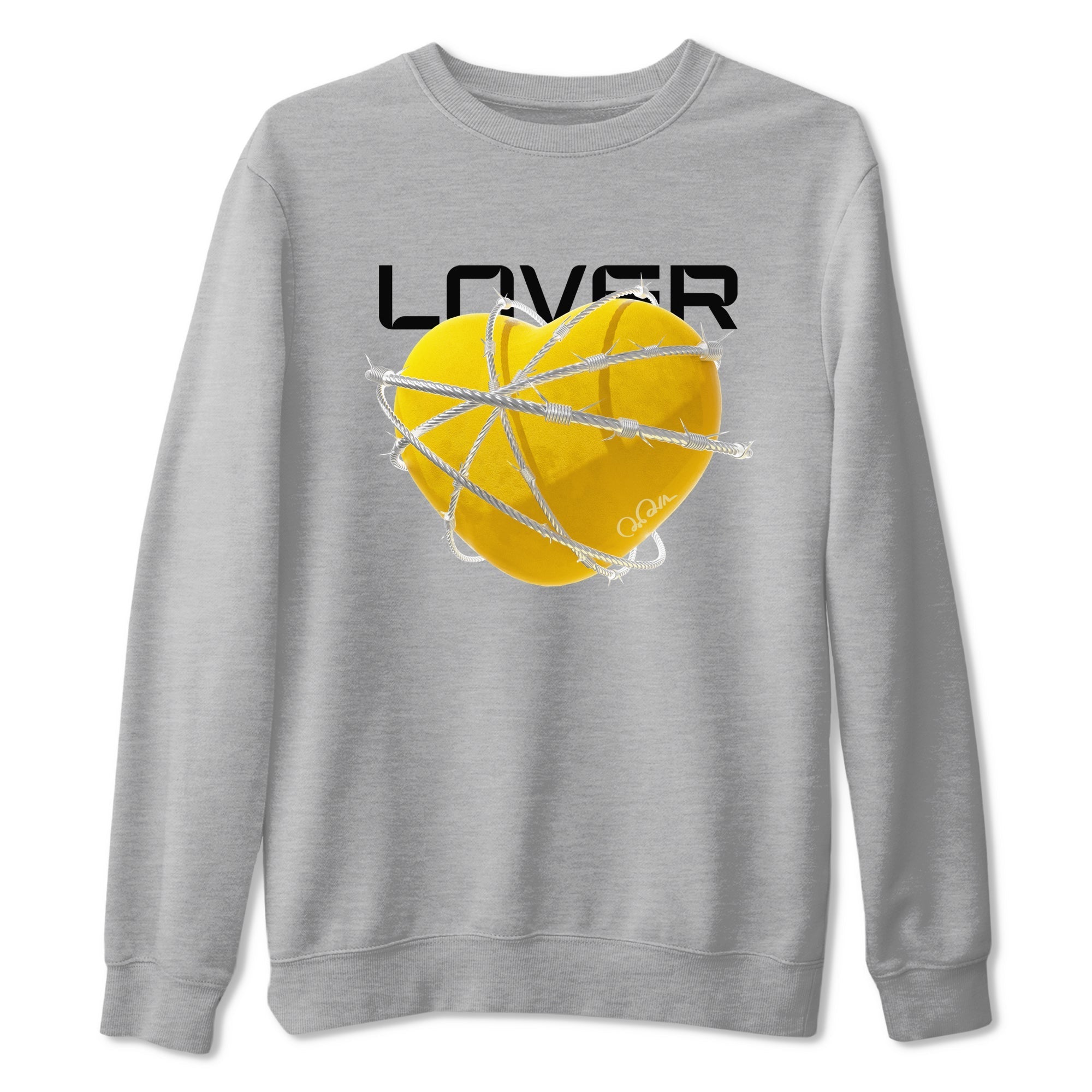 Heart Lover snkmatch Tee - Air Jordan 6 Yellow Ochre