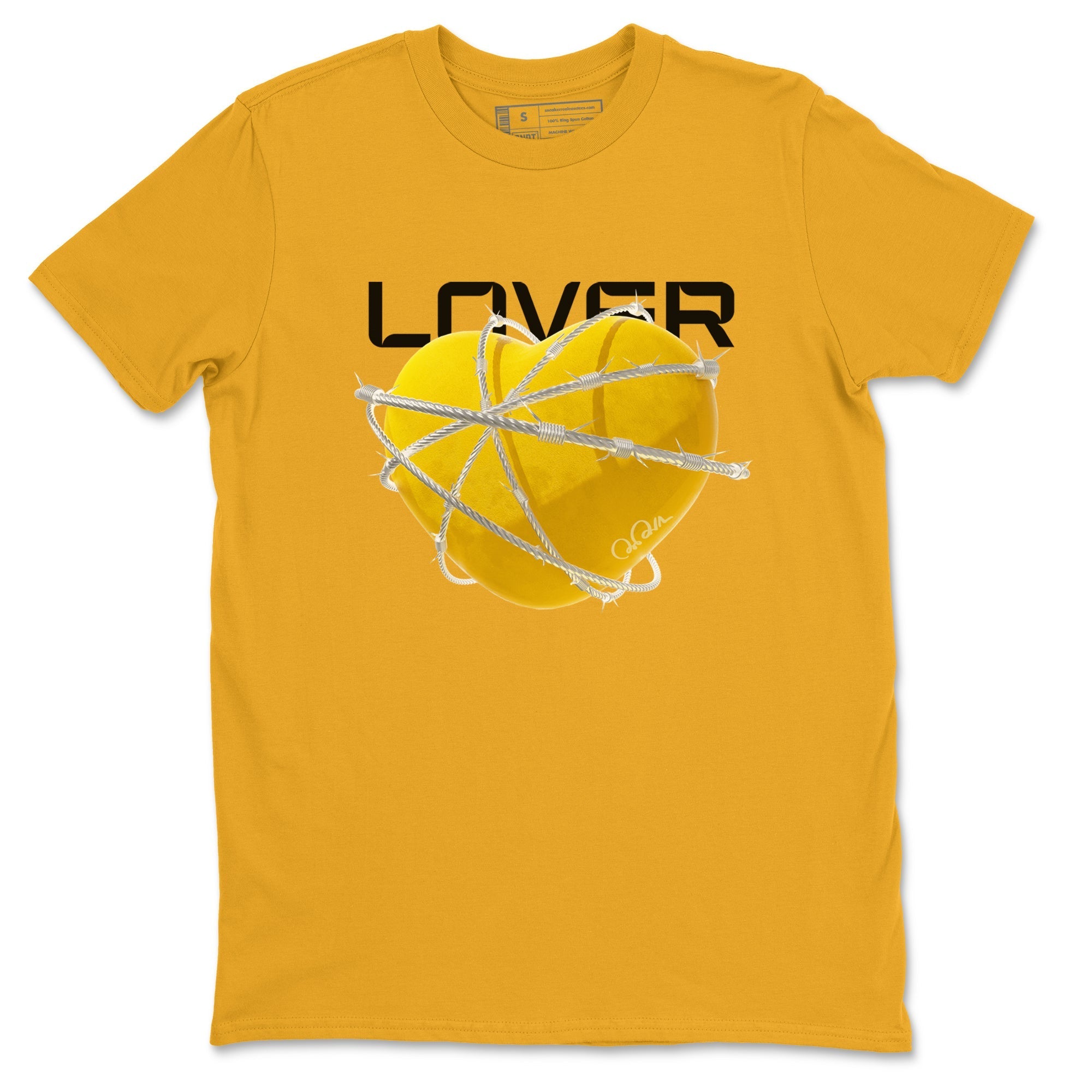 Heart Lover snkmatch Tee - Air Jordan 6 Yellow Ochre