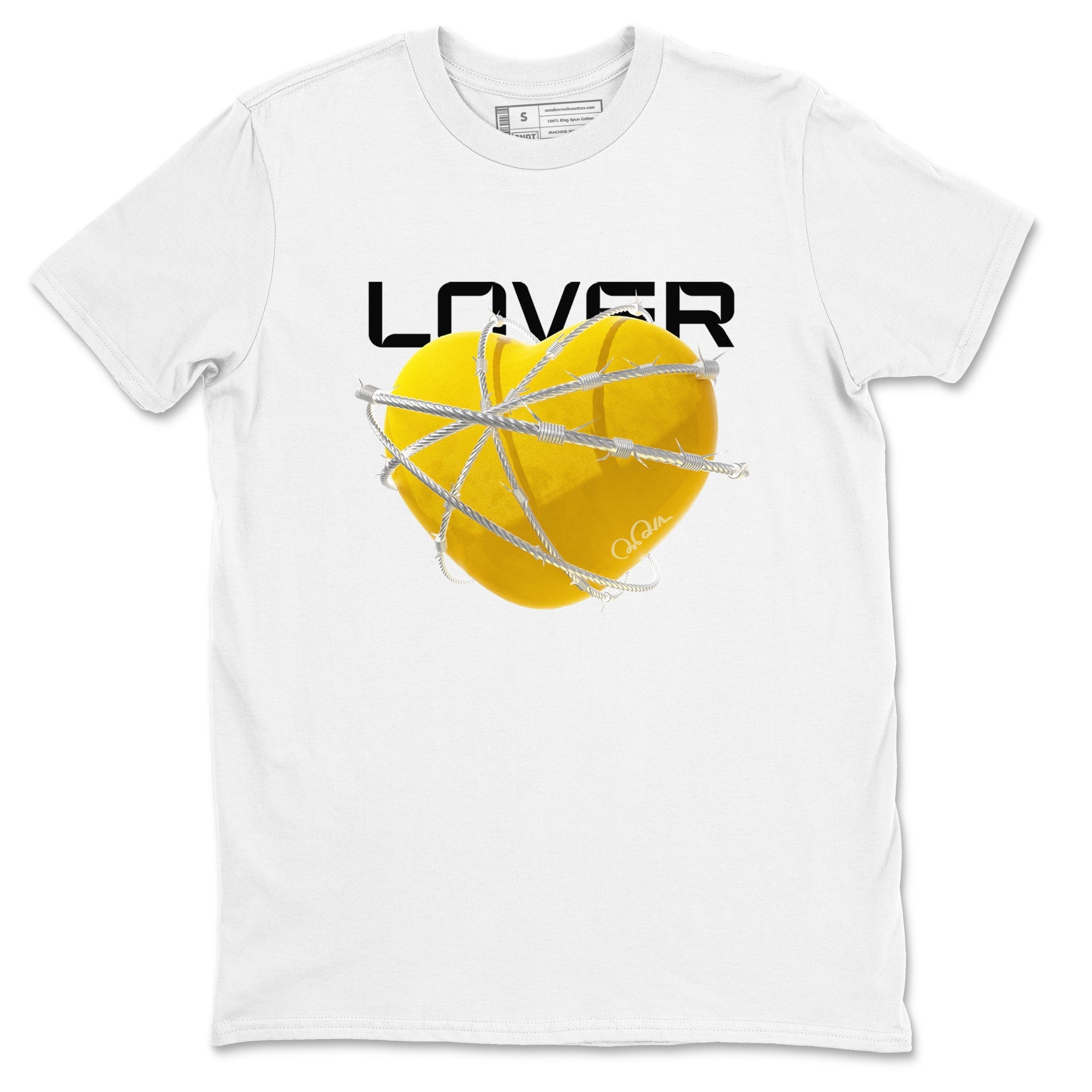 Heart Lover snkmatch Tee - Air Jordan 6 Yellow Ochre