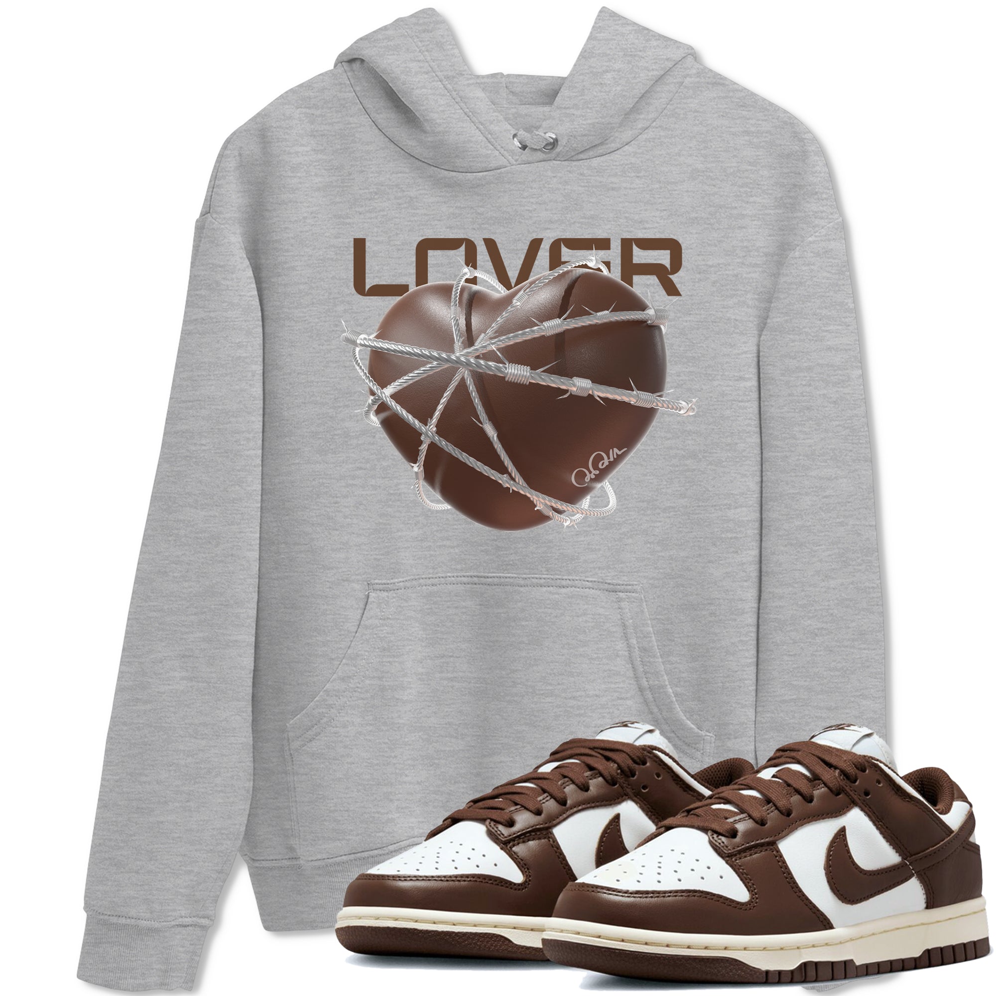 Heart Lover snkmatch Tee - Dunk Cacao Wow