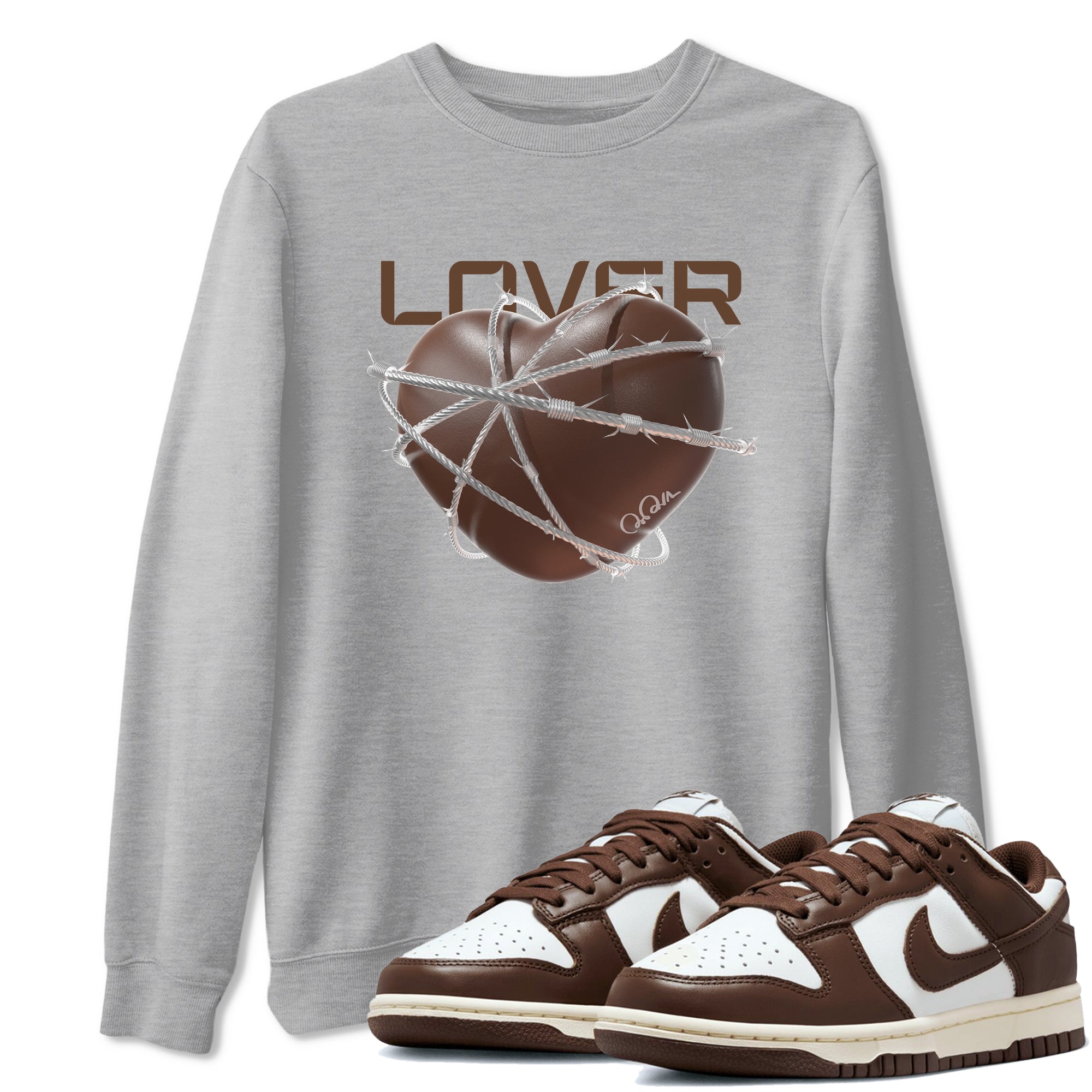 Heart Lover snkmatch Tee - Dunk Cacao Wow