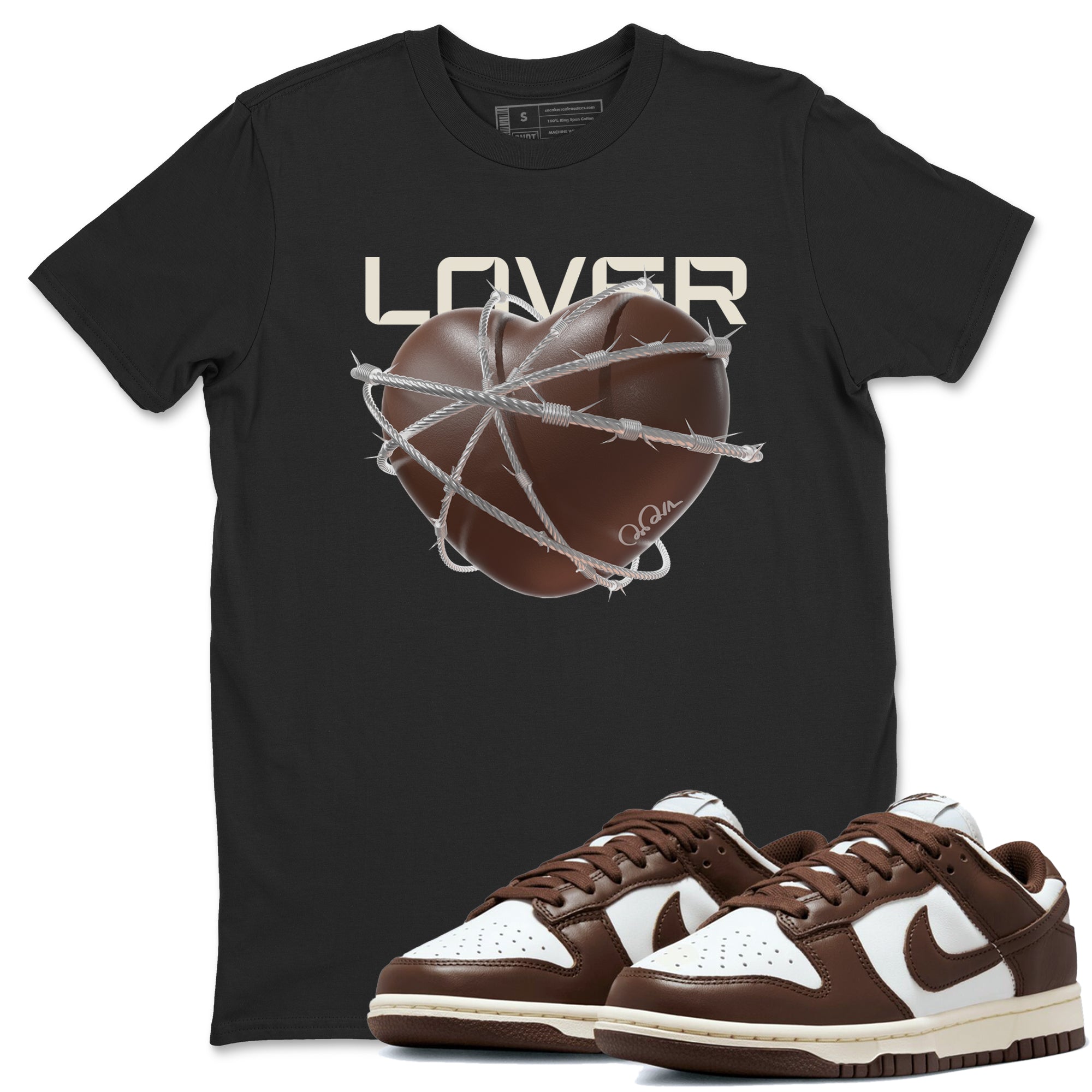 Heart Lover snkmatch Tee - Dunk Cacao Wow