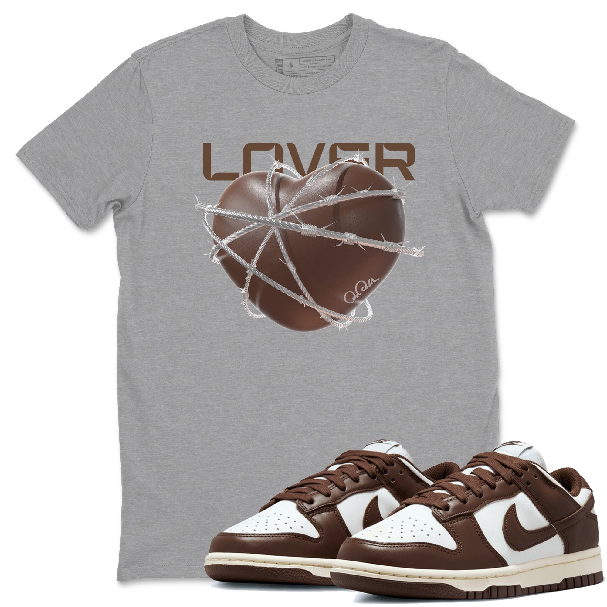 Heart Lover snkmatch Tee - Dunk Cacao Wow