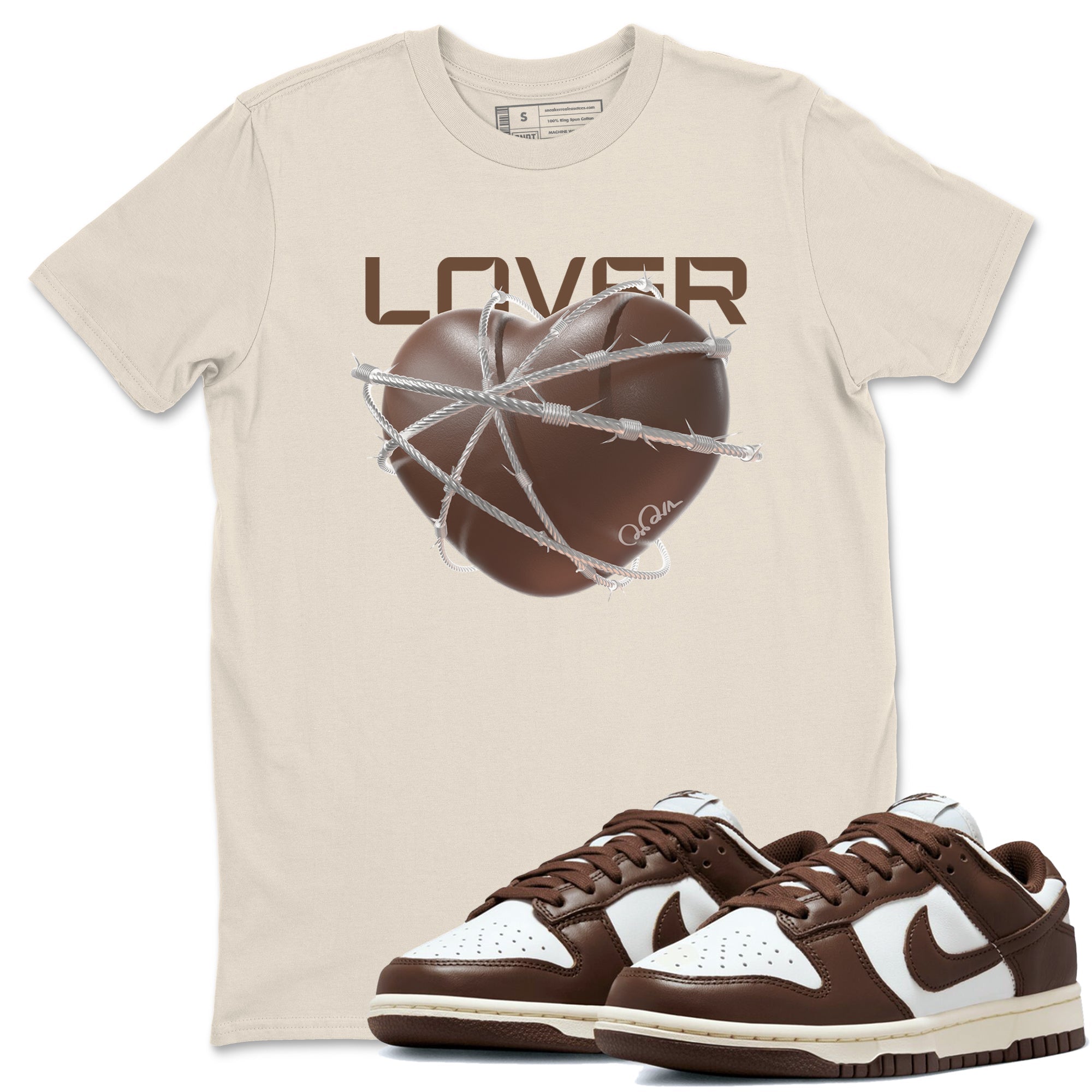Heart Lover snkmatch Tee - Dunk Cacao Wow