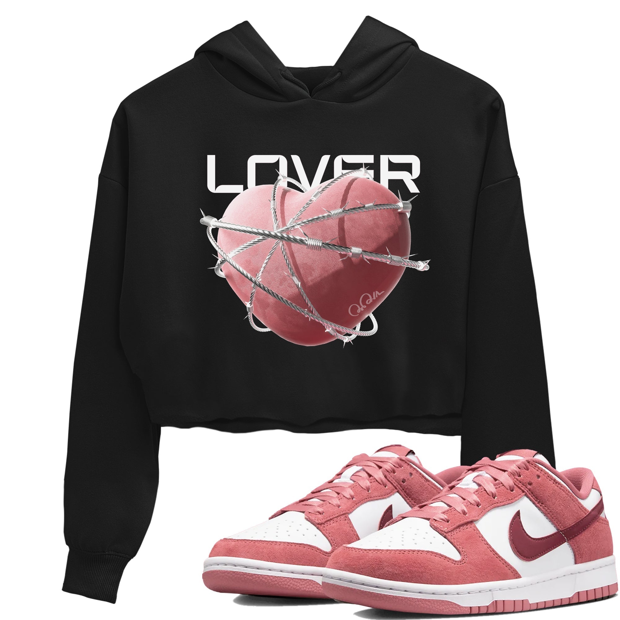 Heart Lover snkmatch Women's Top - Dunk Valentines Day 2024