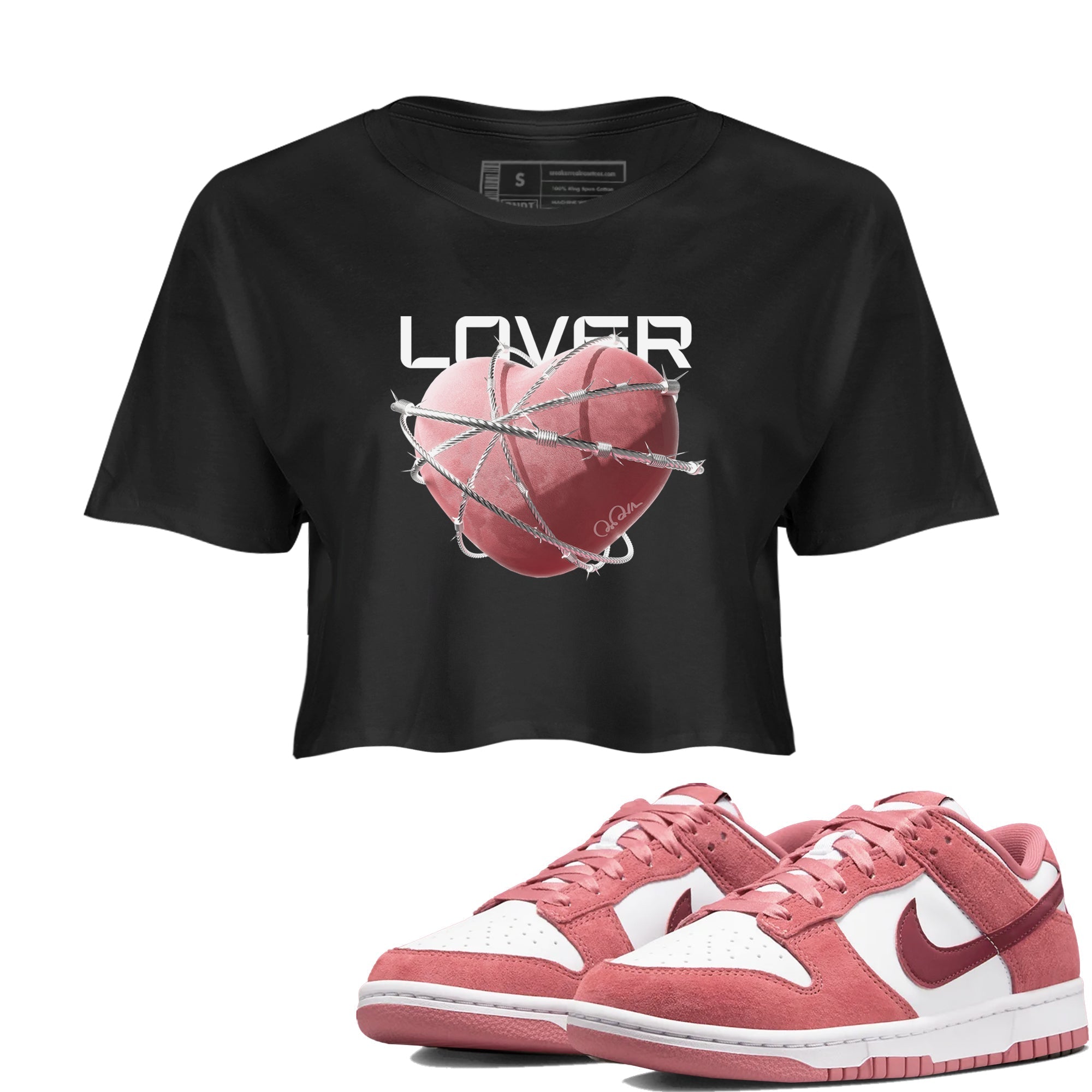 Heart Lover snkmatch Women's Top - Dunk Valentines Day 2024