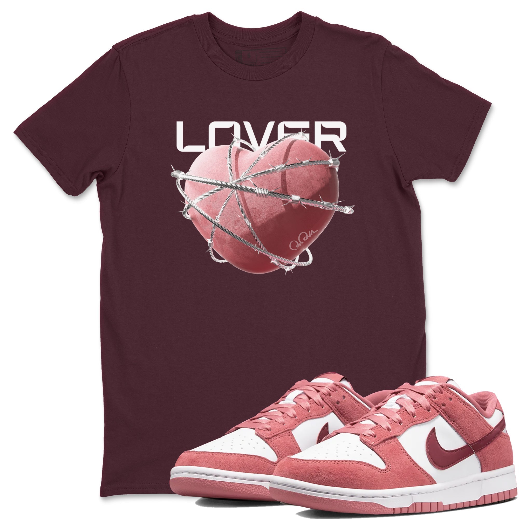 Heart Lover snkmatch Tee - Dunk Valentines Day 2024