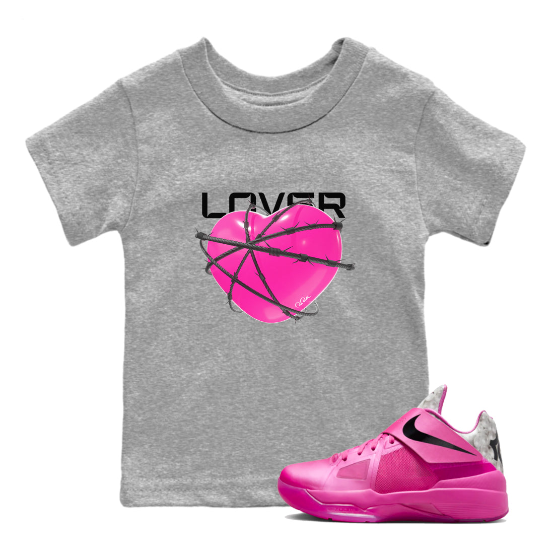 Heart Lover snkmatch Tees Kids - KD 4 Aunt Pearl