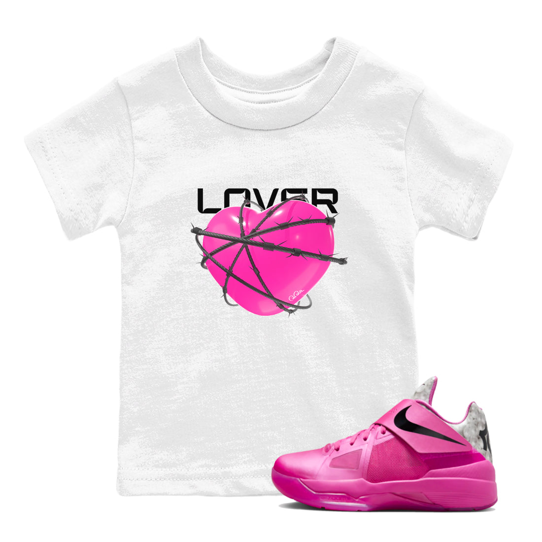 Heart Lover snkmatch Tees Kids - KD 4 Aunt Pearl