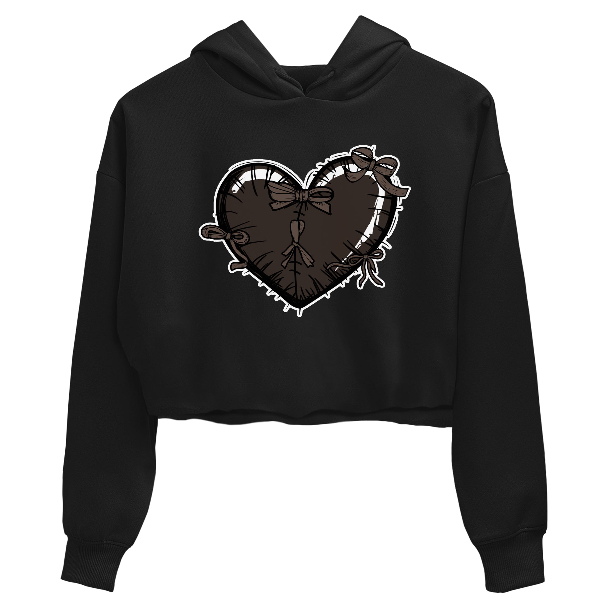 Heart with Ribbons snkmatch Women's Top - Air Jordan 1 Travis Scott Velvet Brown