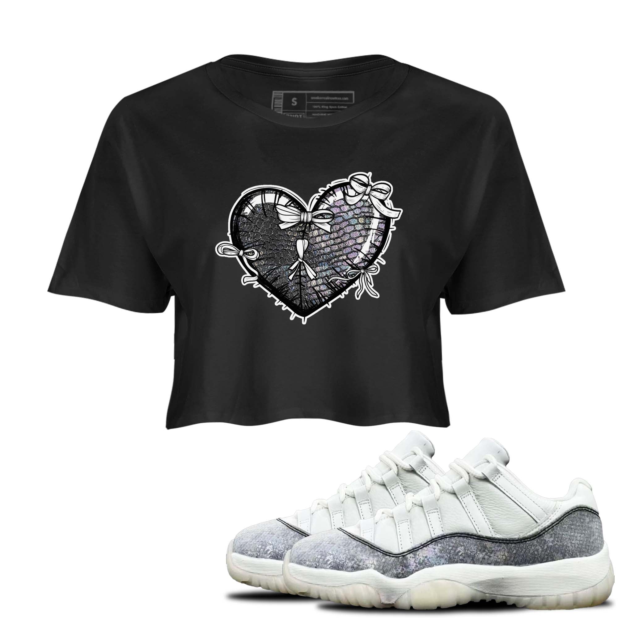 Heart With Ribbons snkmatch Women's Top - Air Jordan 11 Year Of The Snake