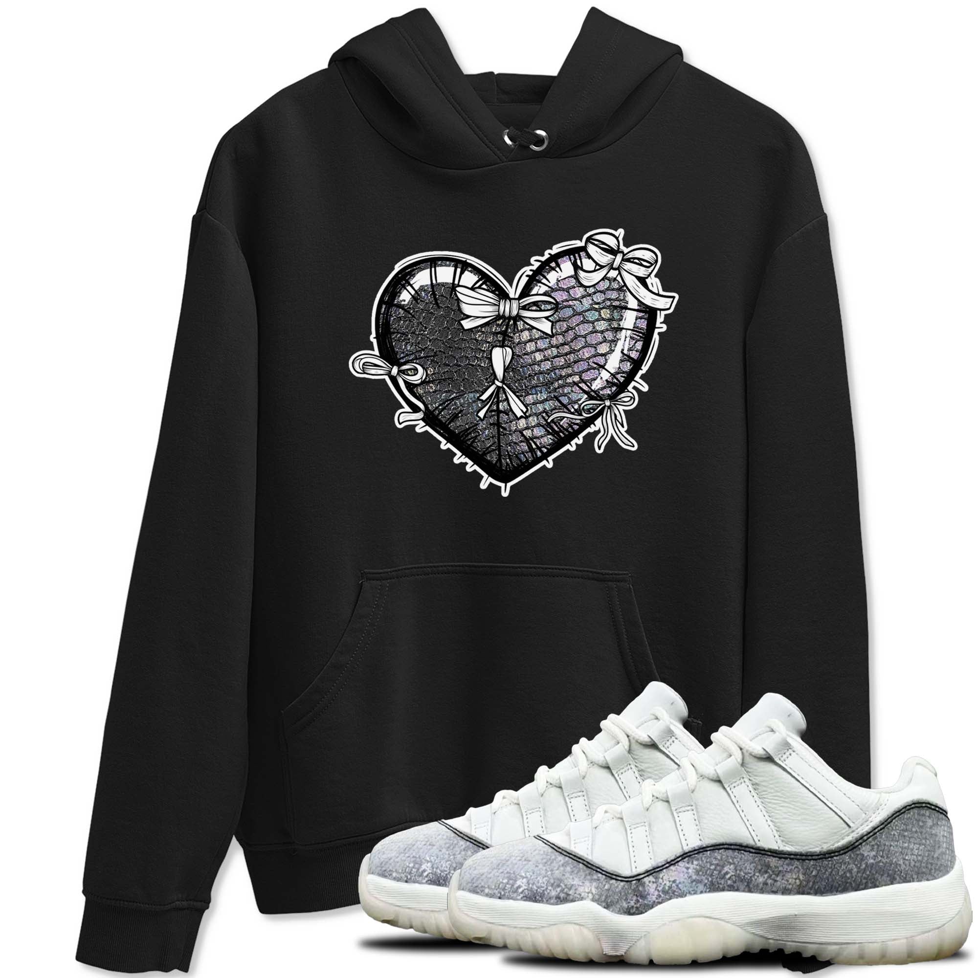 Heart With Ribbons snkmatch Tees - Air Jordan 11 Year Of The Snake