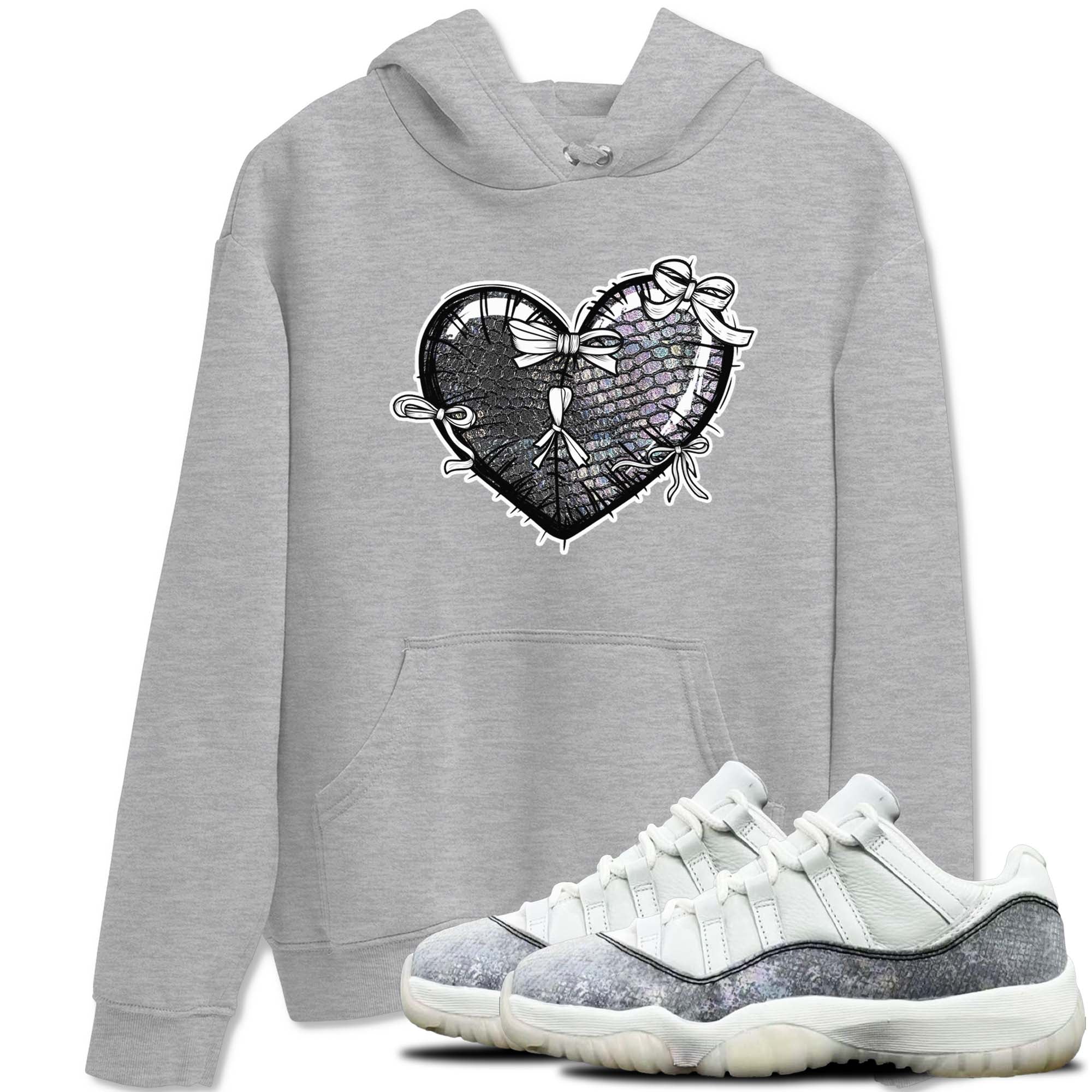 Heart With Ribbons snkmatch Tees - Air Jordan 11 Year Of The Snake