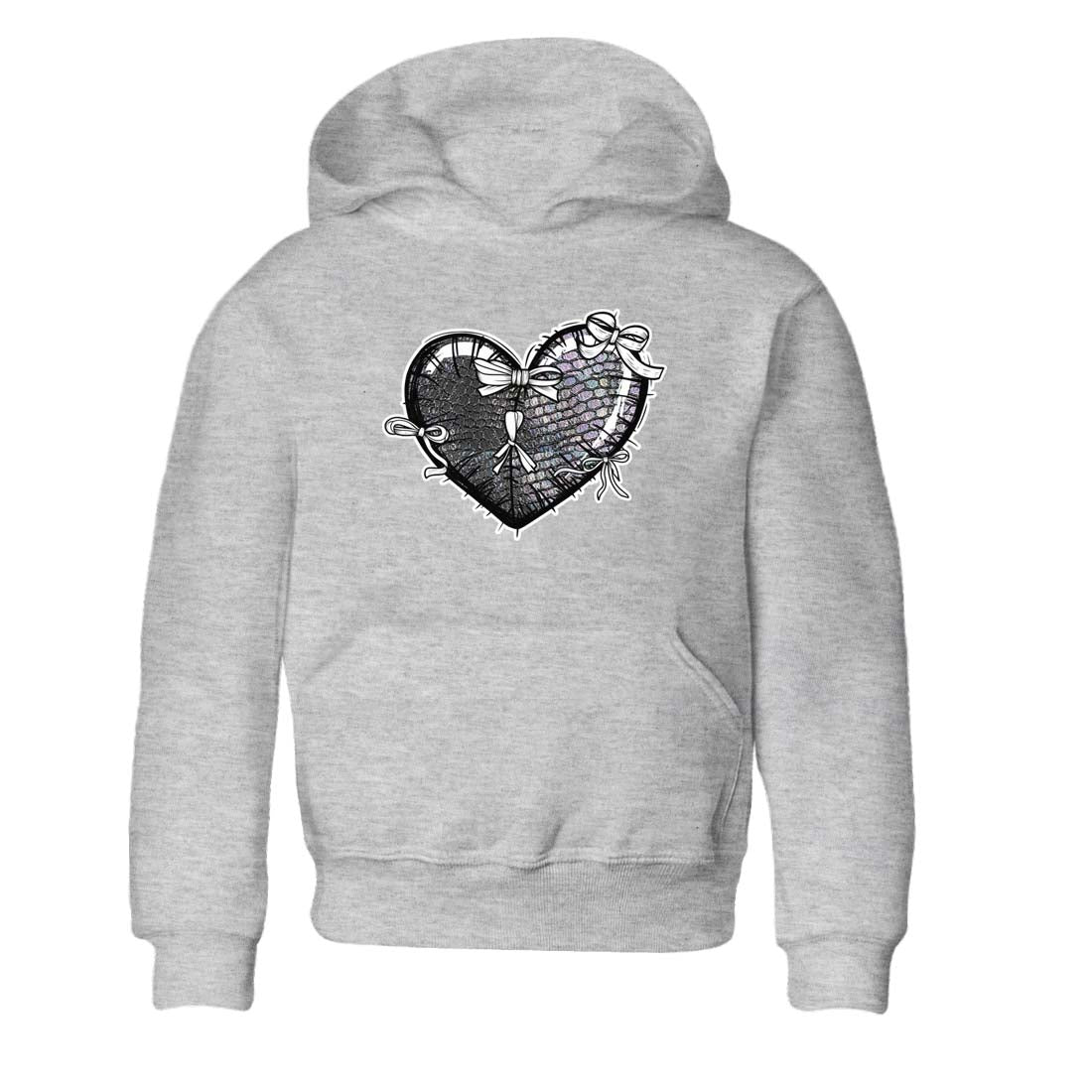 Heart With Ribbons snkmatch Tees Kids - Air Jordan 11 Year Of The Snake