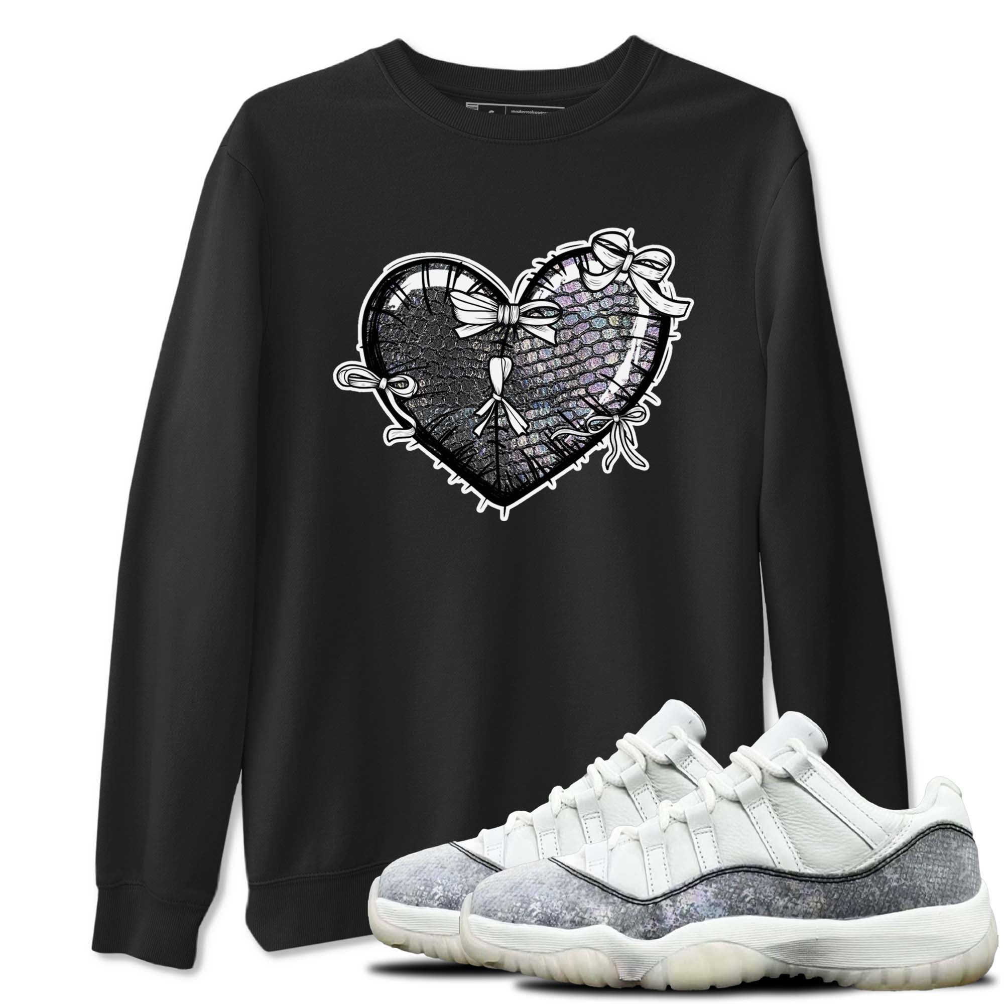 Heart With Ribbons snkmatch Tees - Air Jordan 11 Year Of The Snake