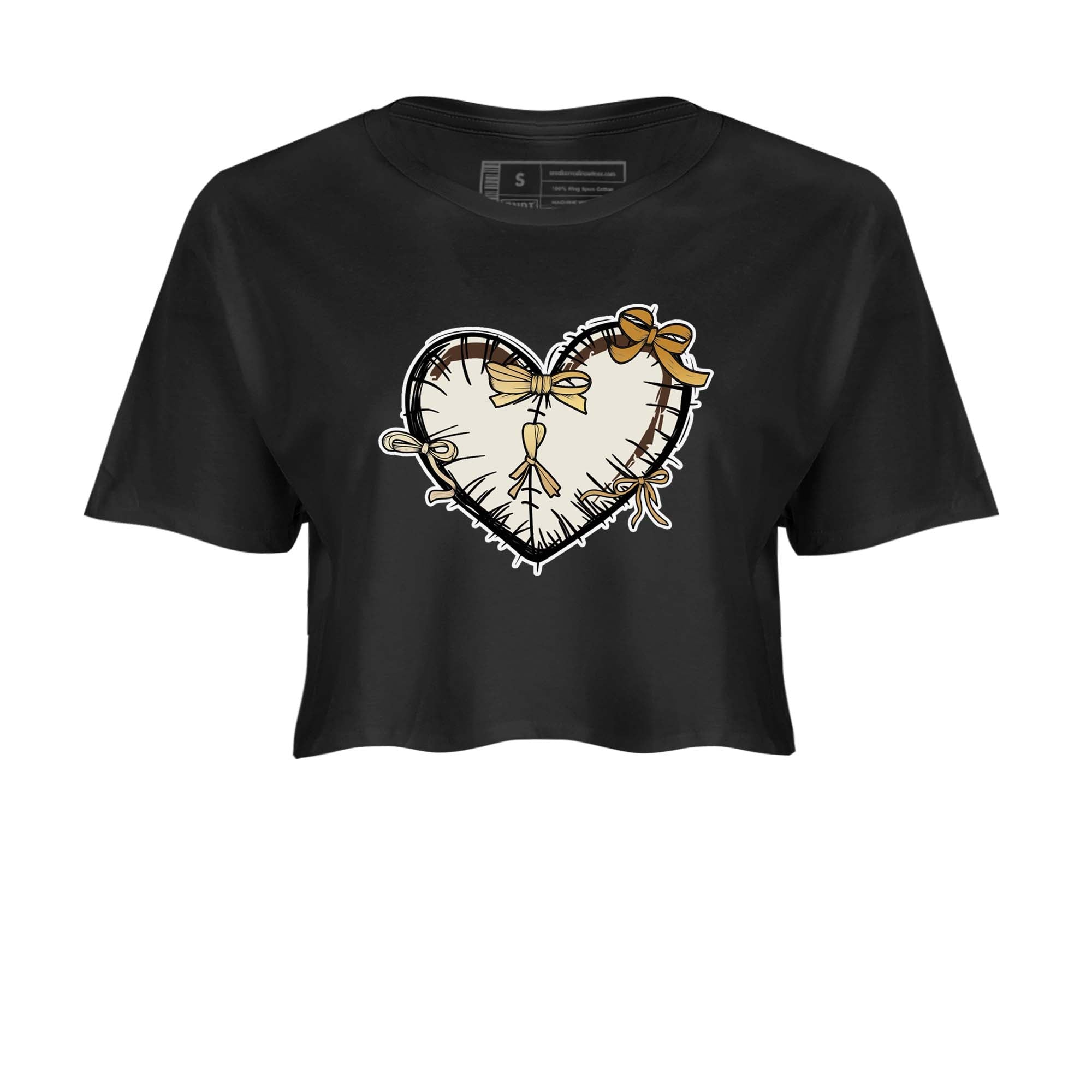 Heart With Ribbons snkmatch Women's Top - Air Jordan 5 Golden Ticket