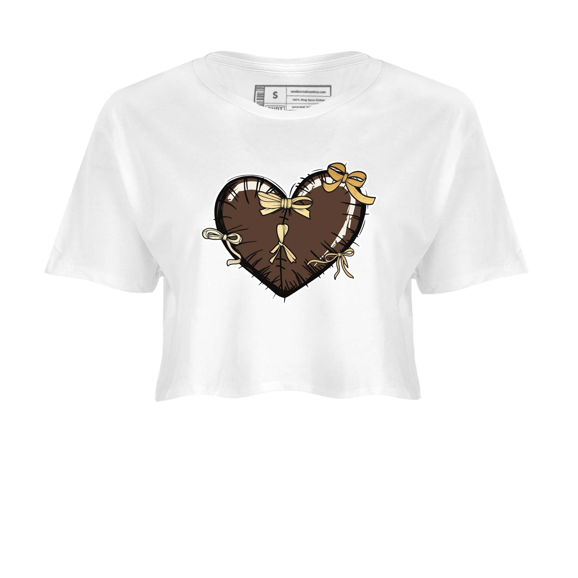 Heart With Ribbons snkmatch Women's Top - Air Jordan 5 Golden Ticket