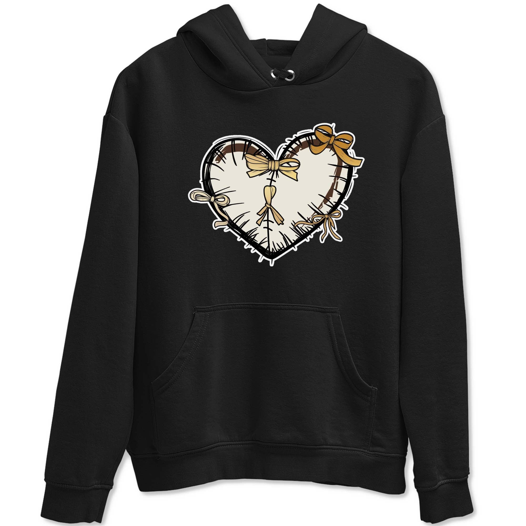 Heart With Ribbons snkmatch Tees - Air Jordan 5 Golden Ticket