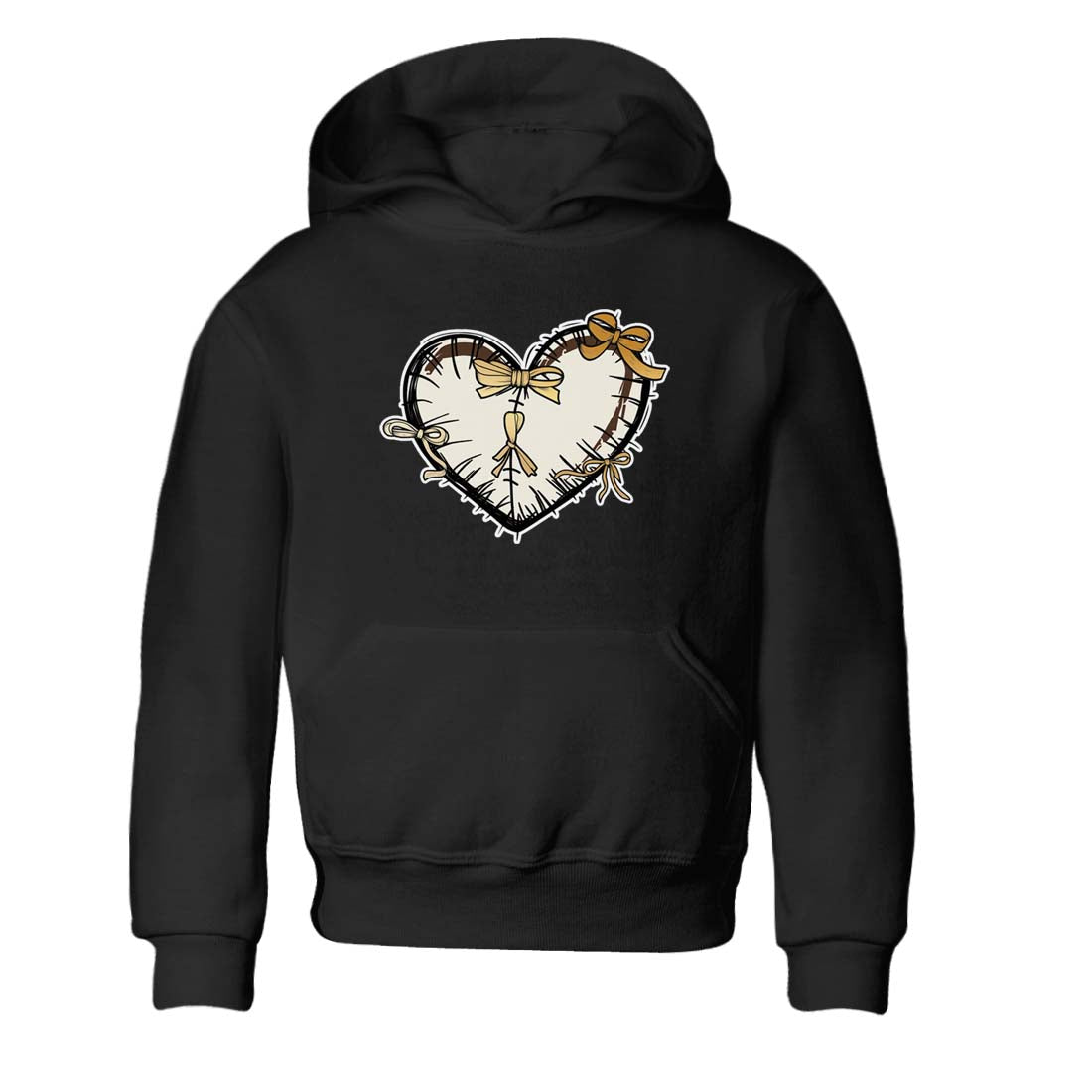 Heart With Ribbons snkmatch Tees Kids - Air Jordan 5 Golden Ticket